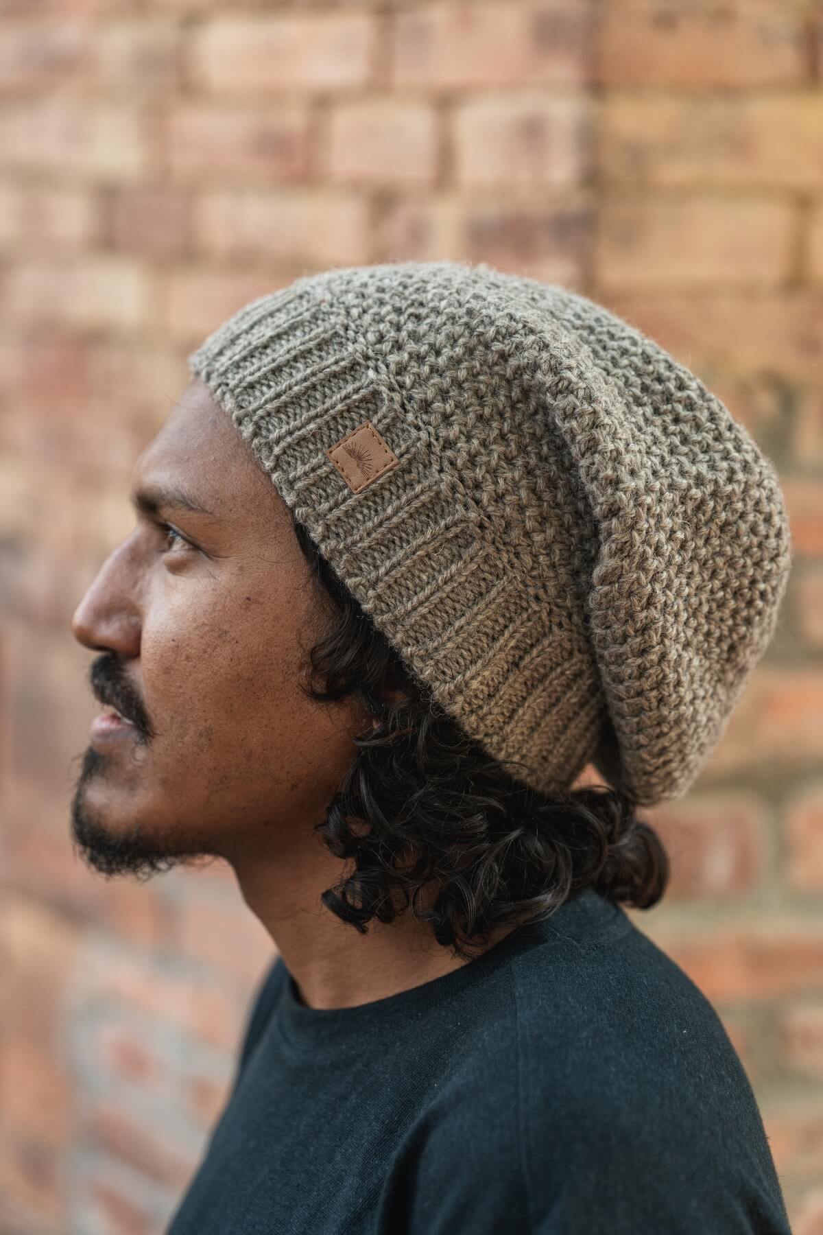 Surya Wool Slouch Beanie - made in Nepal
