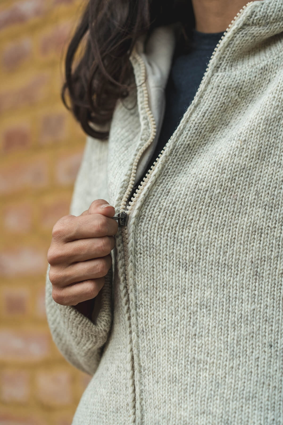 Surya Wool Jacket for Women - sturdy zipper to close