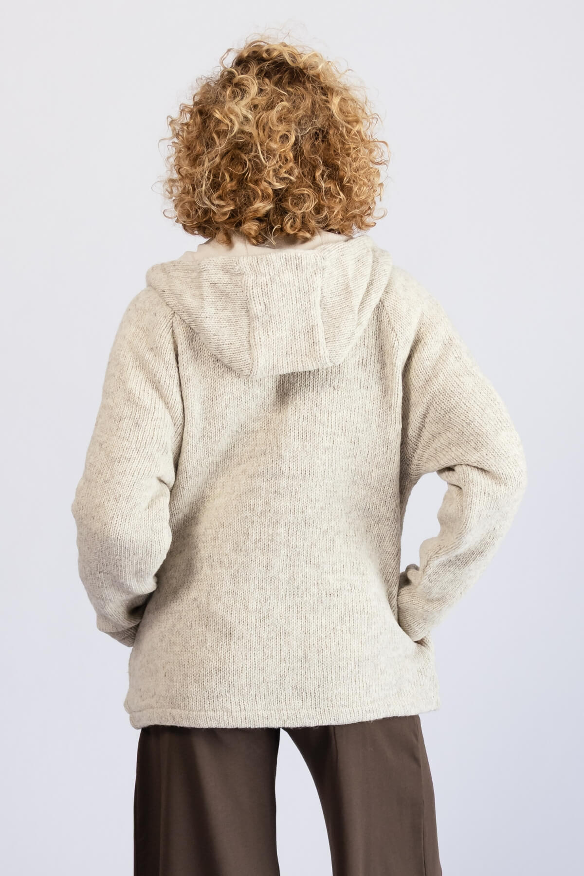 Surya Wool Jacket for Women - rear view