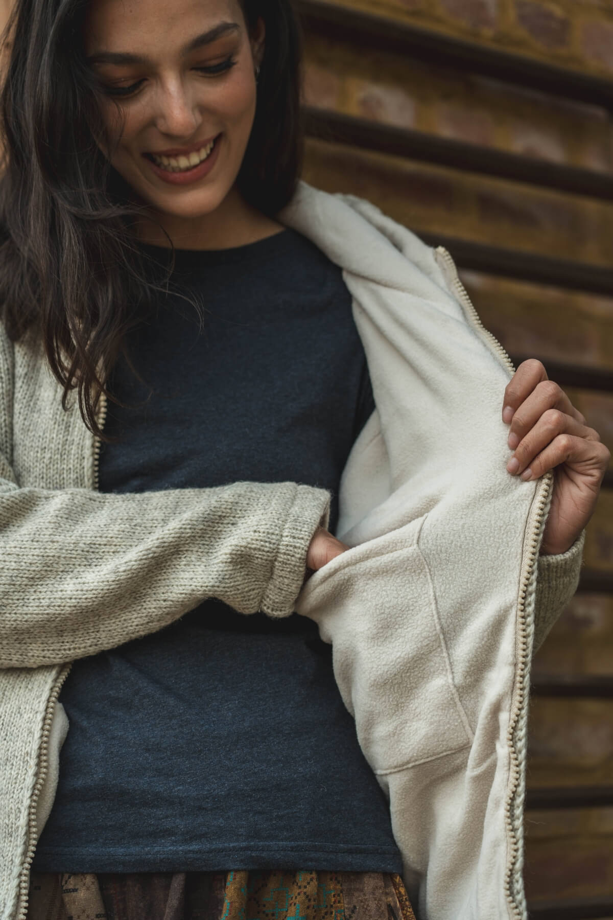 Surya Wool Jacket for Women - with loads of pockets