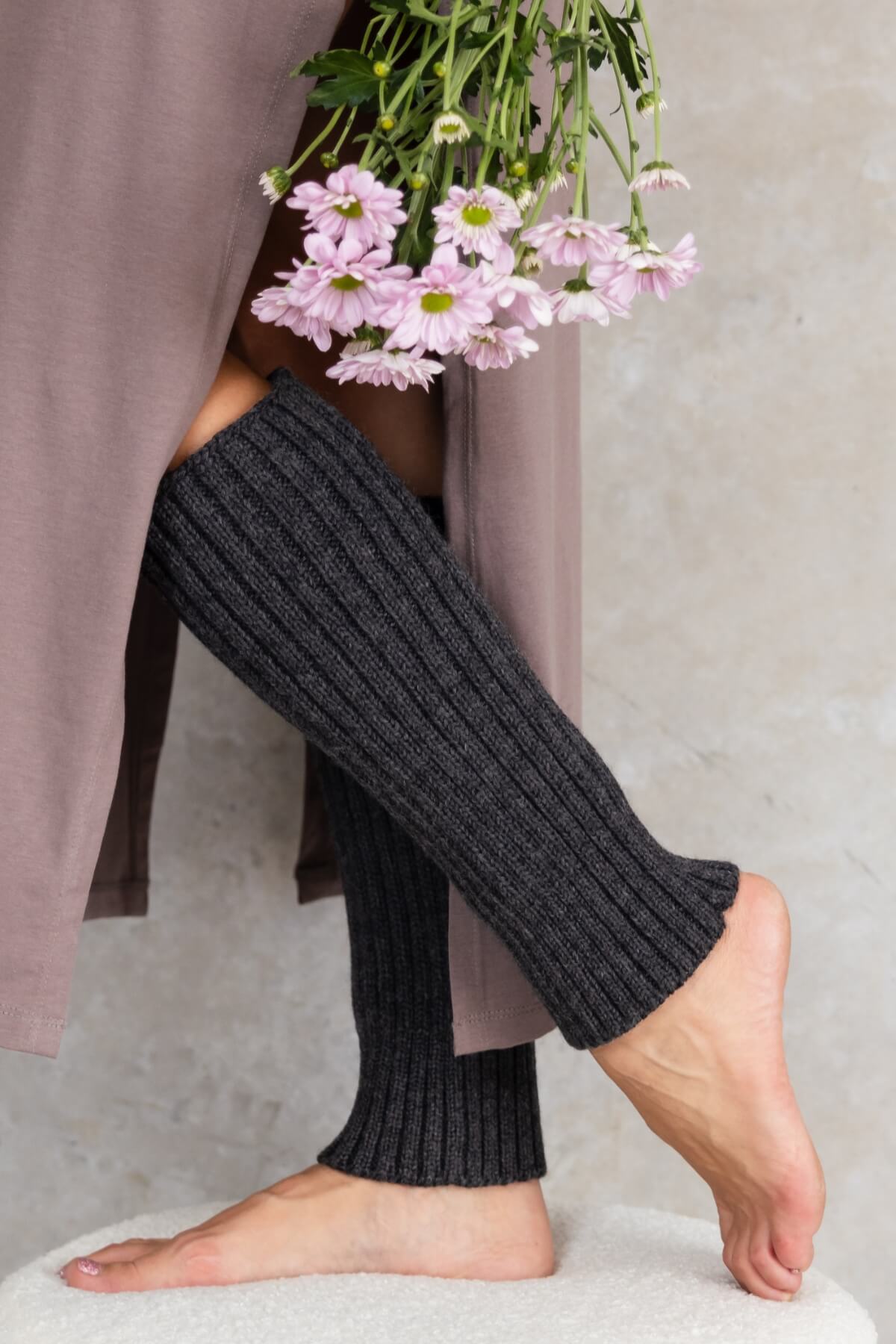 Surya Merino Wool Leg Warmers - Ethically made in Nepal