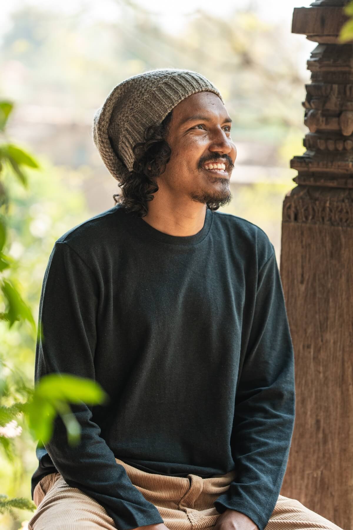 Surya Ethical Wool Hendrix Beanie - Taupe