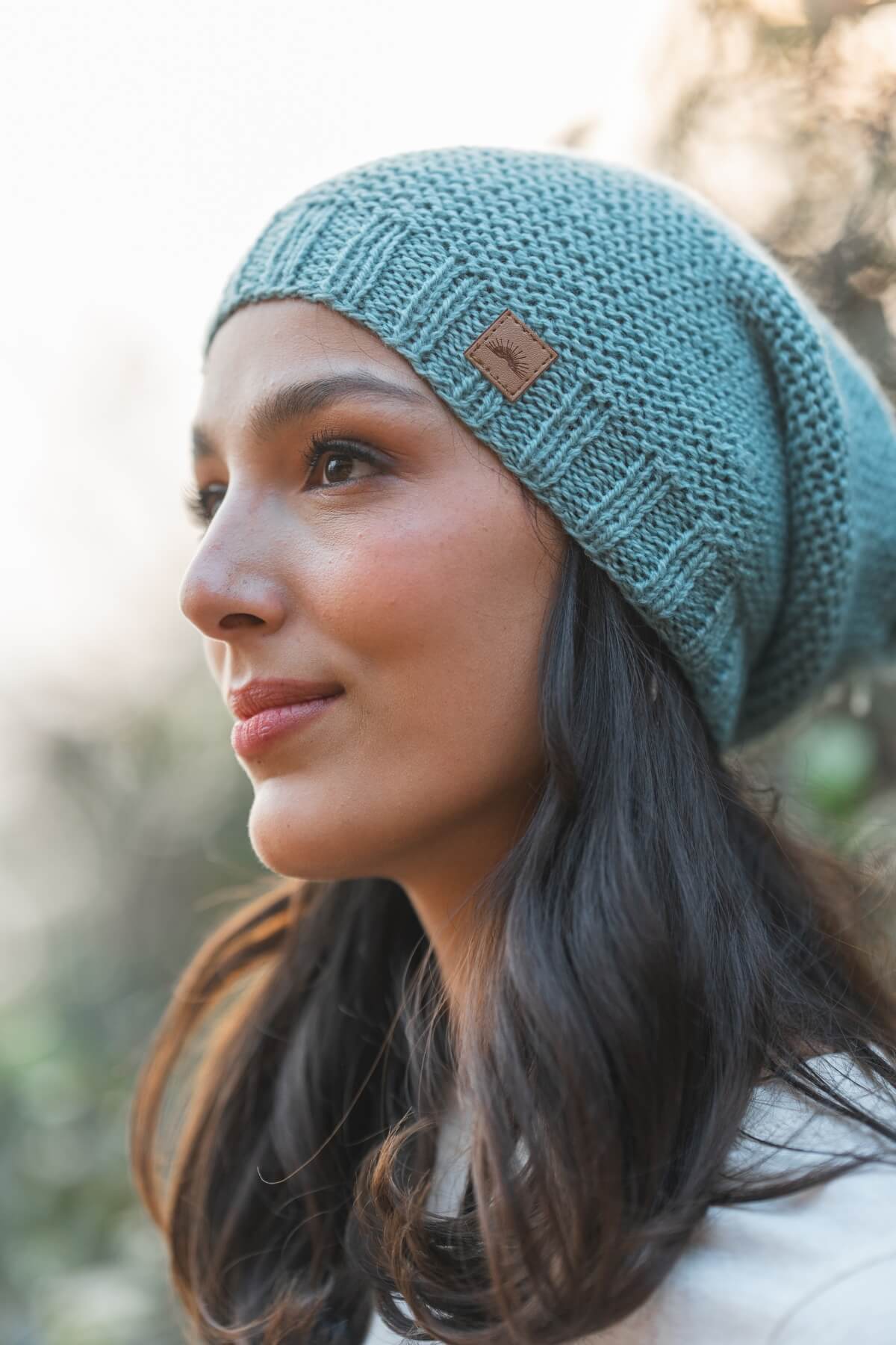 Surya Mulesing free Merino Wool Beanie from Nepal - Sky Blue