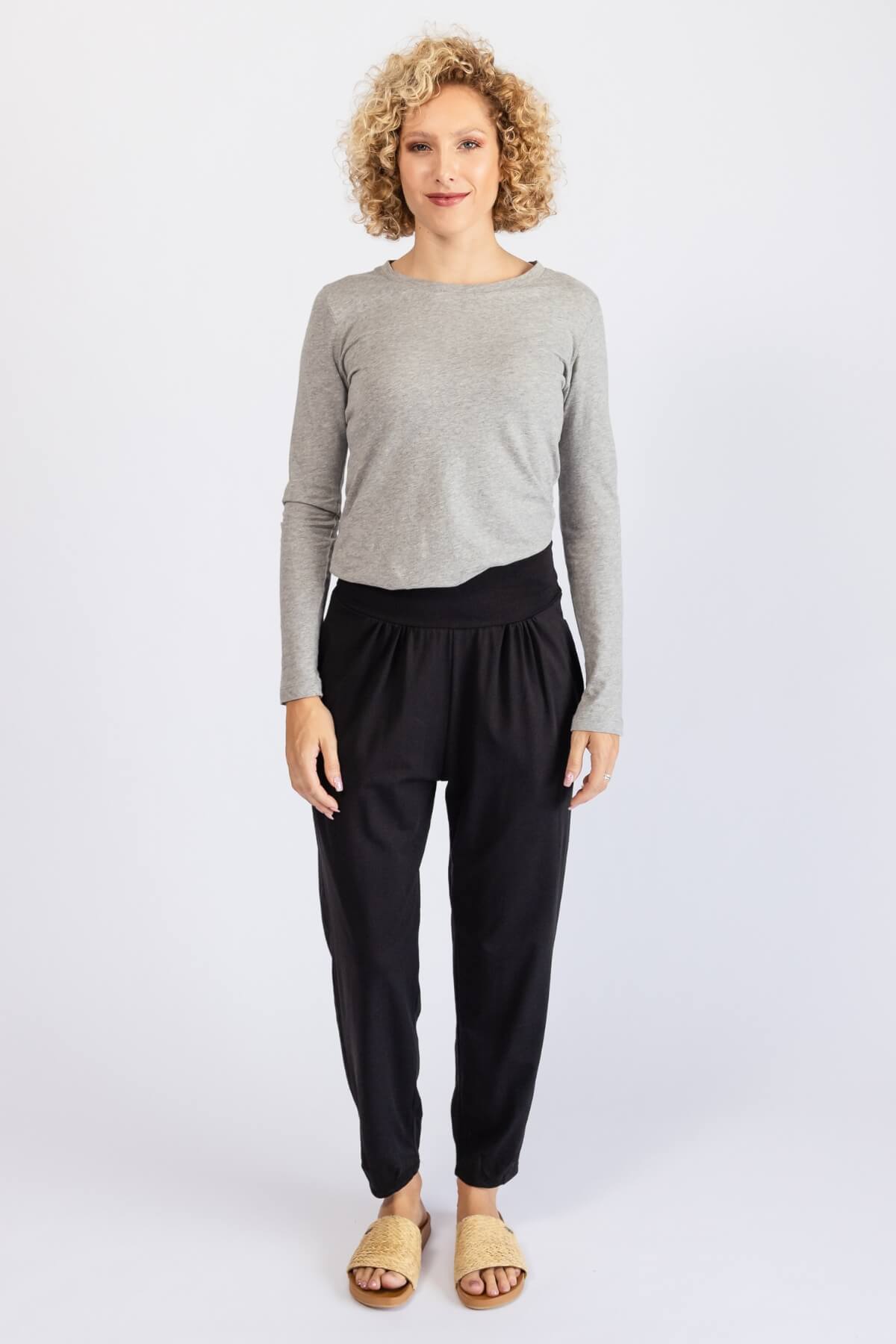 Surya Organic Cotton Drift Pants - waistband detail