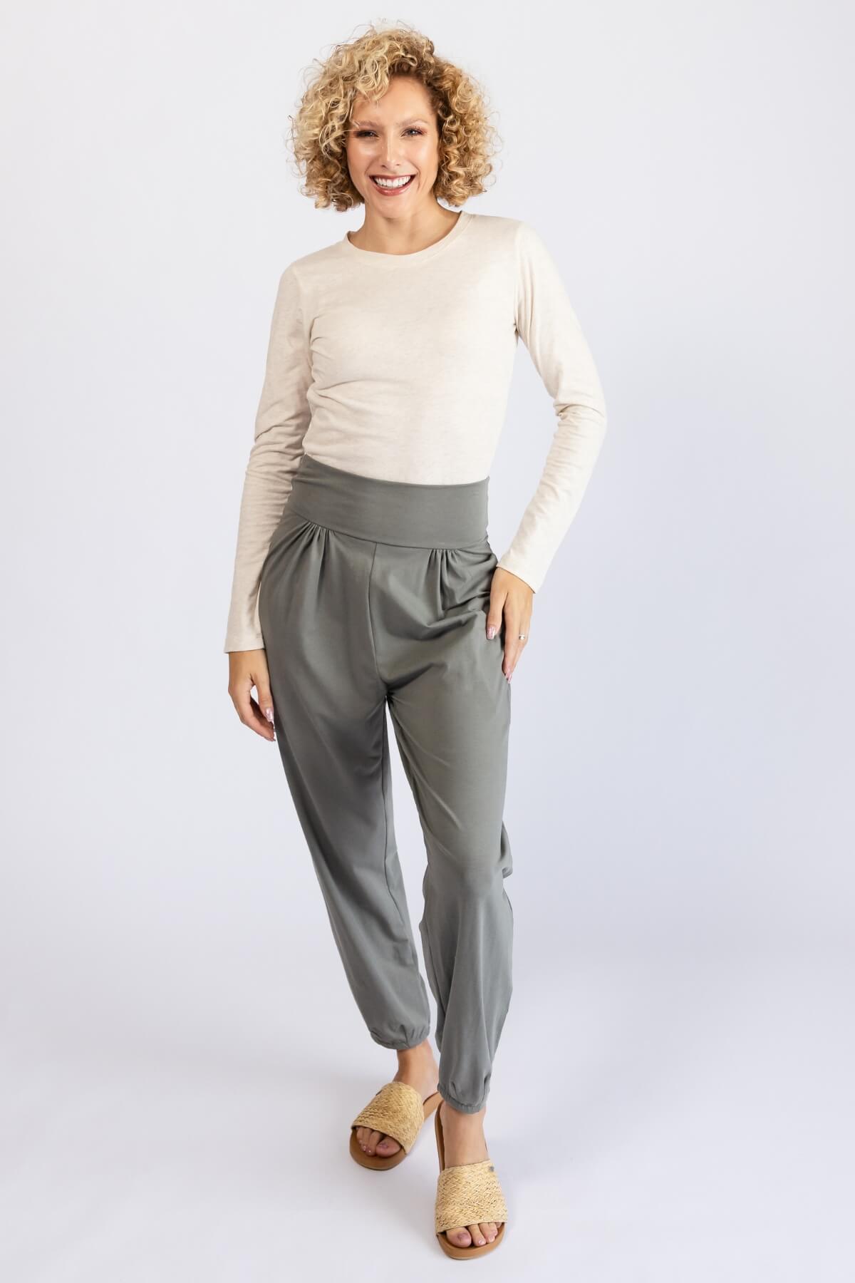 Surya Organic Cotton Drift Pants - mid or high waisted pants