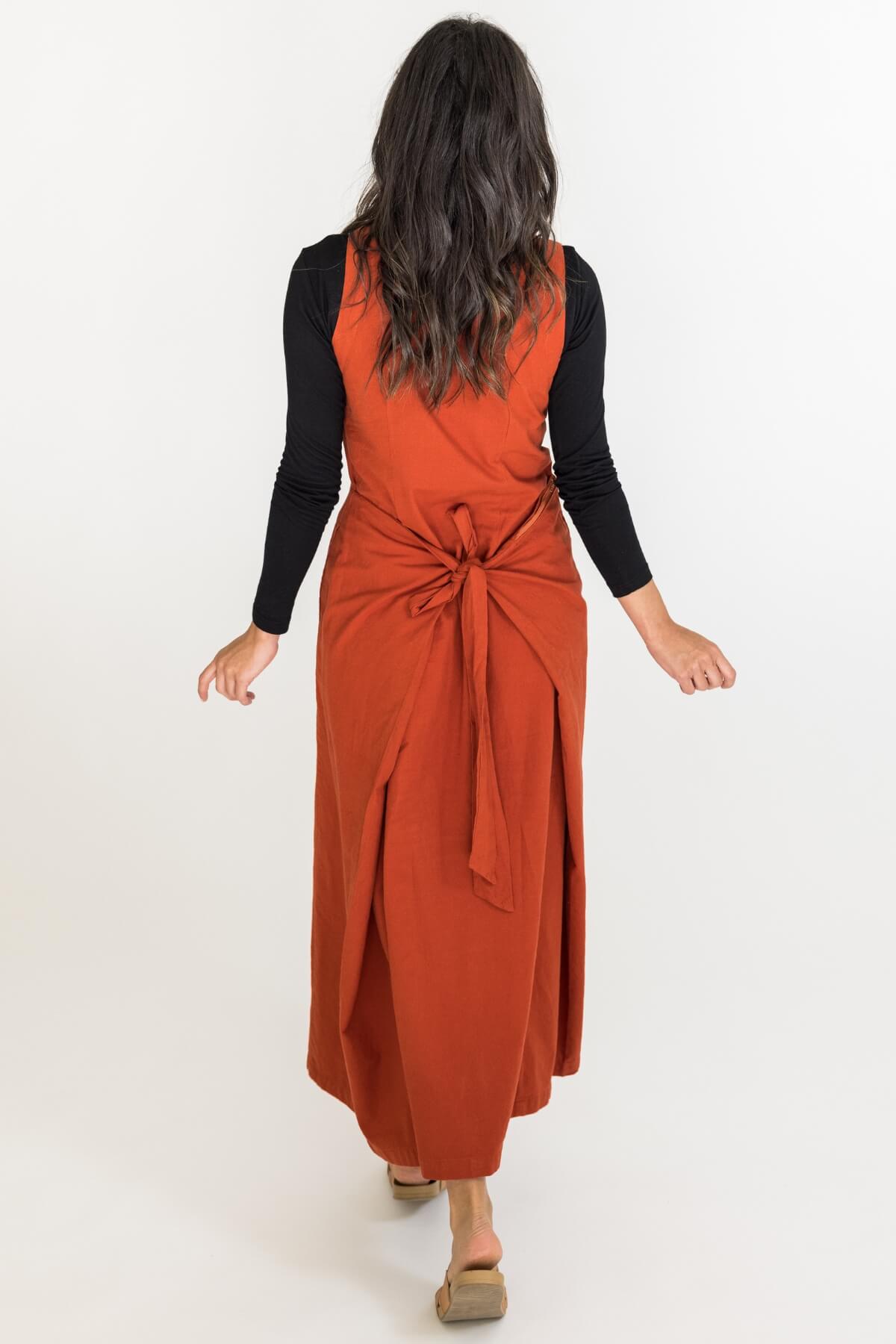 Surya Tibetan Chuba Dress - rear view