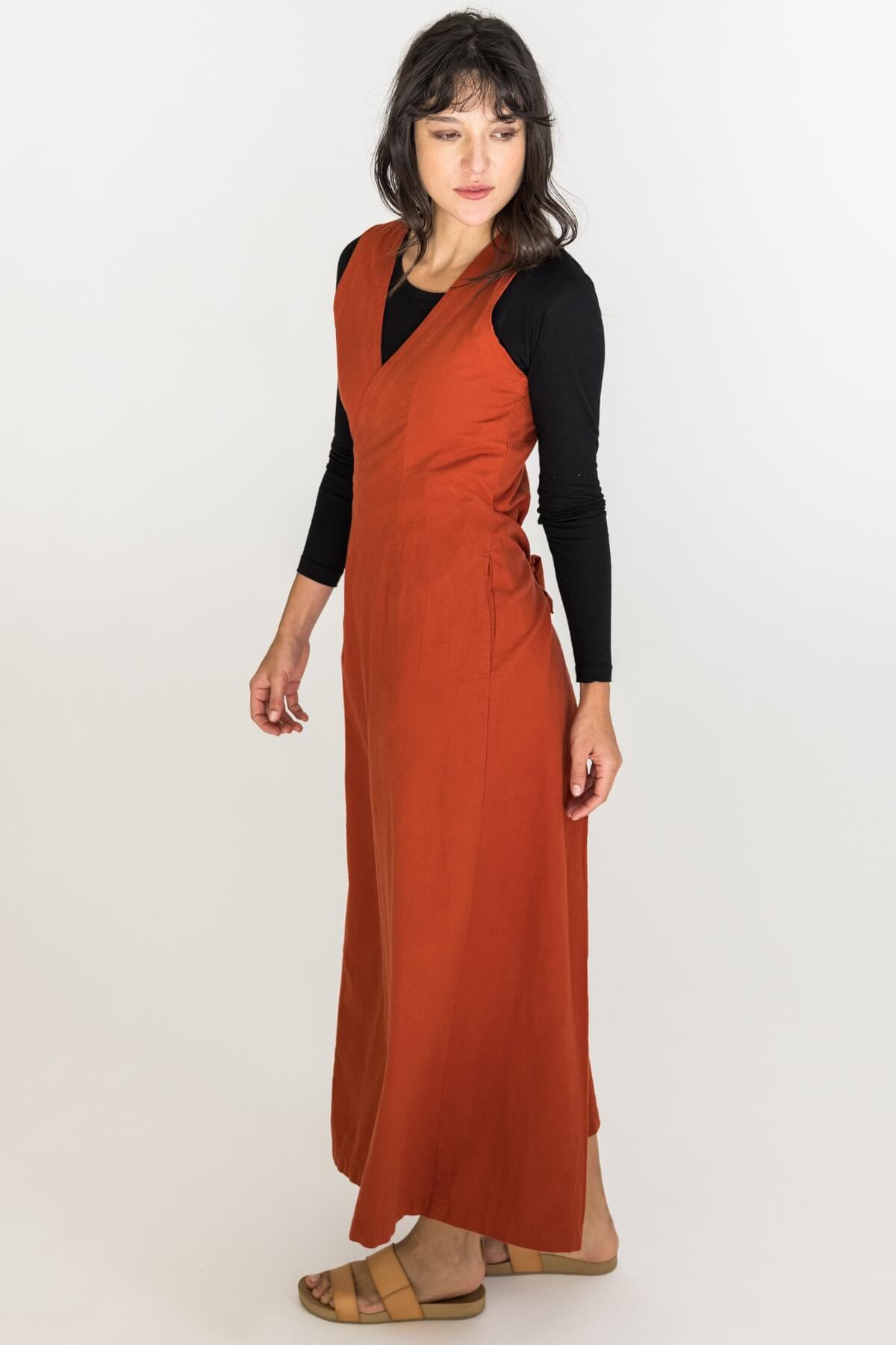 Surya Tibetan Chuba Dress - left side view