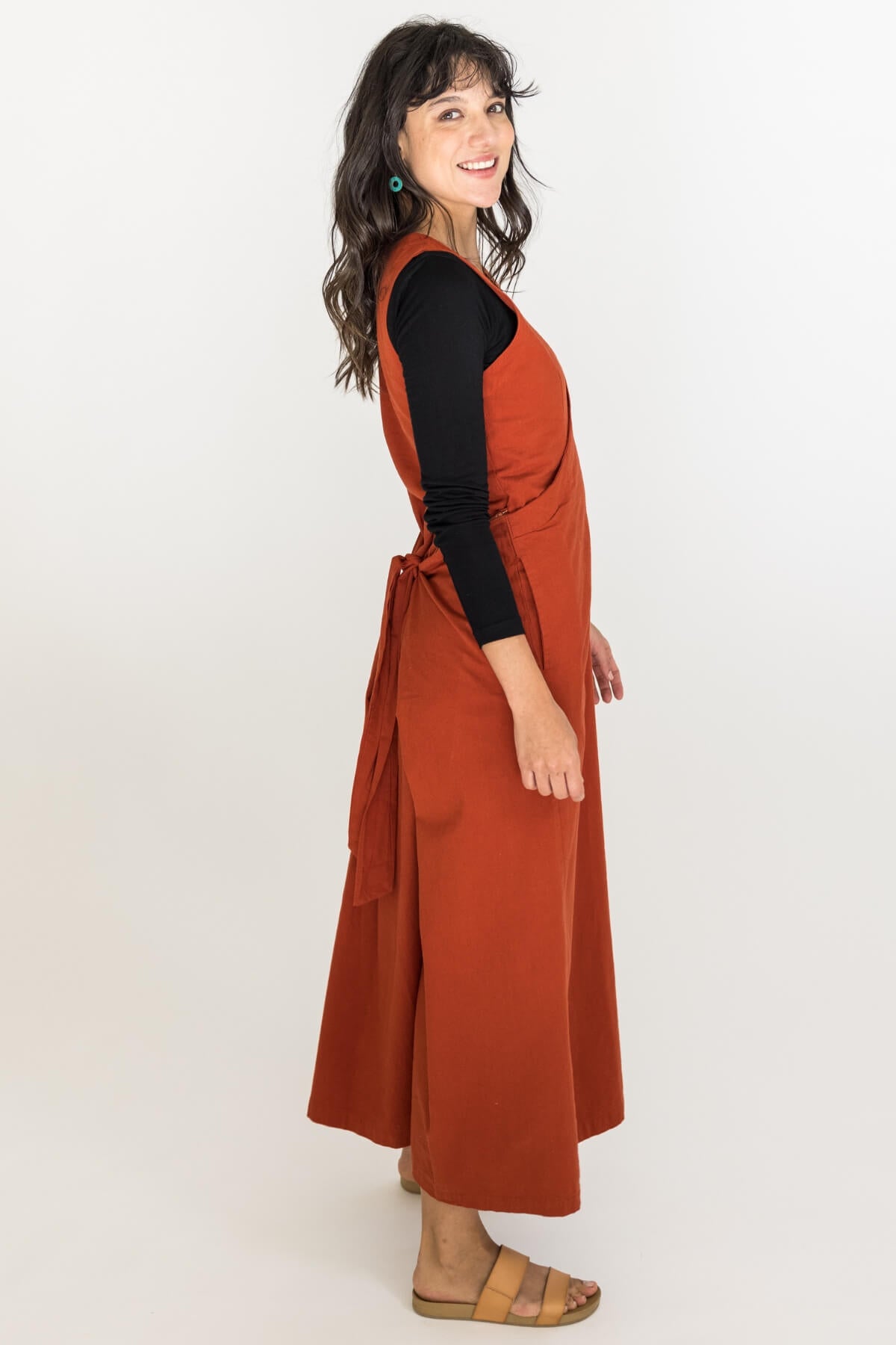 Surya Tibetan Chuba Dress - right side view