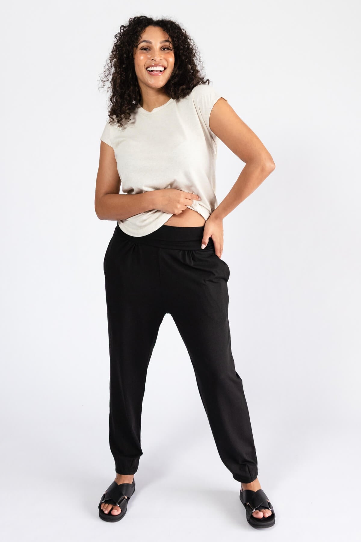 Surya Organic Cotton Everyday Drift Pants - comfortable stretchy waistband