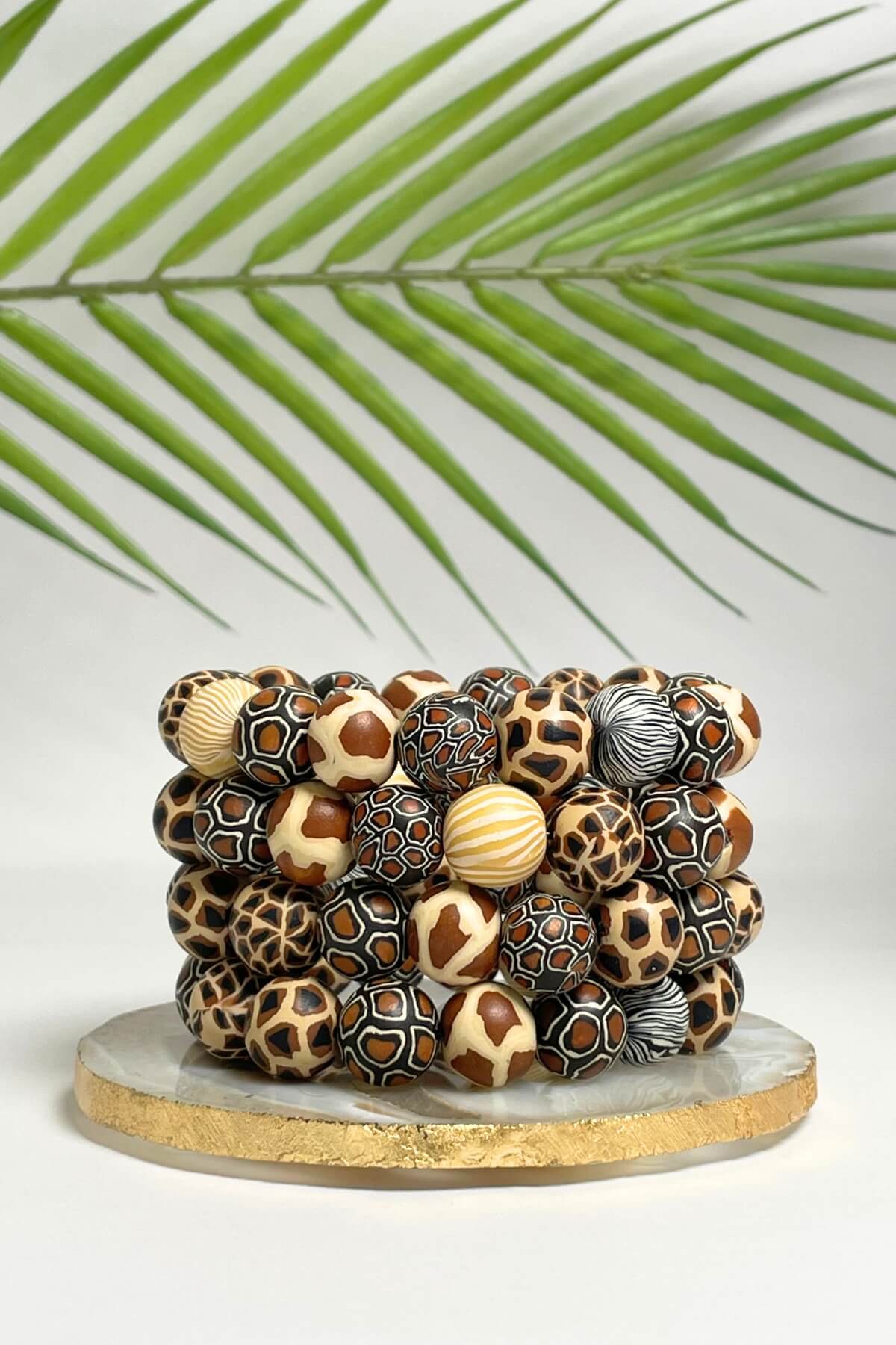 Surya Polymer Clay Bracelets made in Nepal - Wild Thing