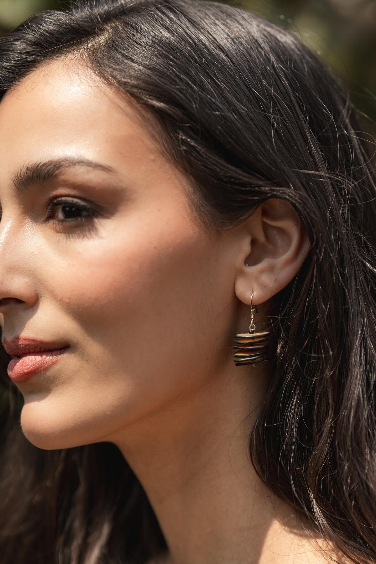 Surya Polymer Clay Samunnat Spice Earrings made in Nepal