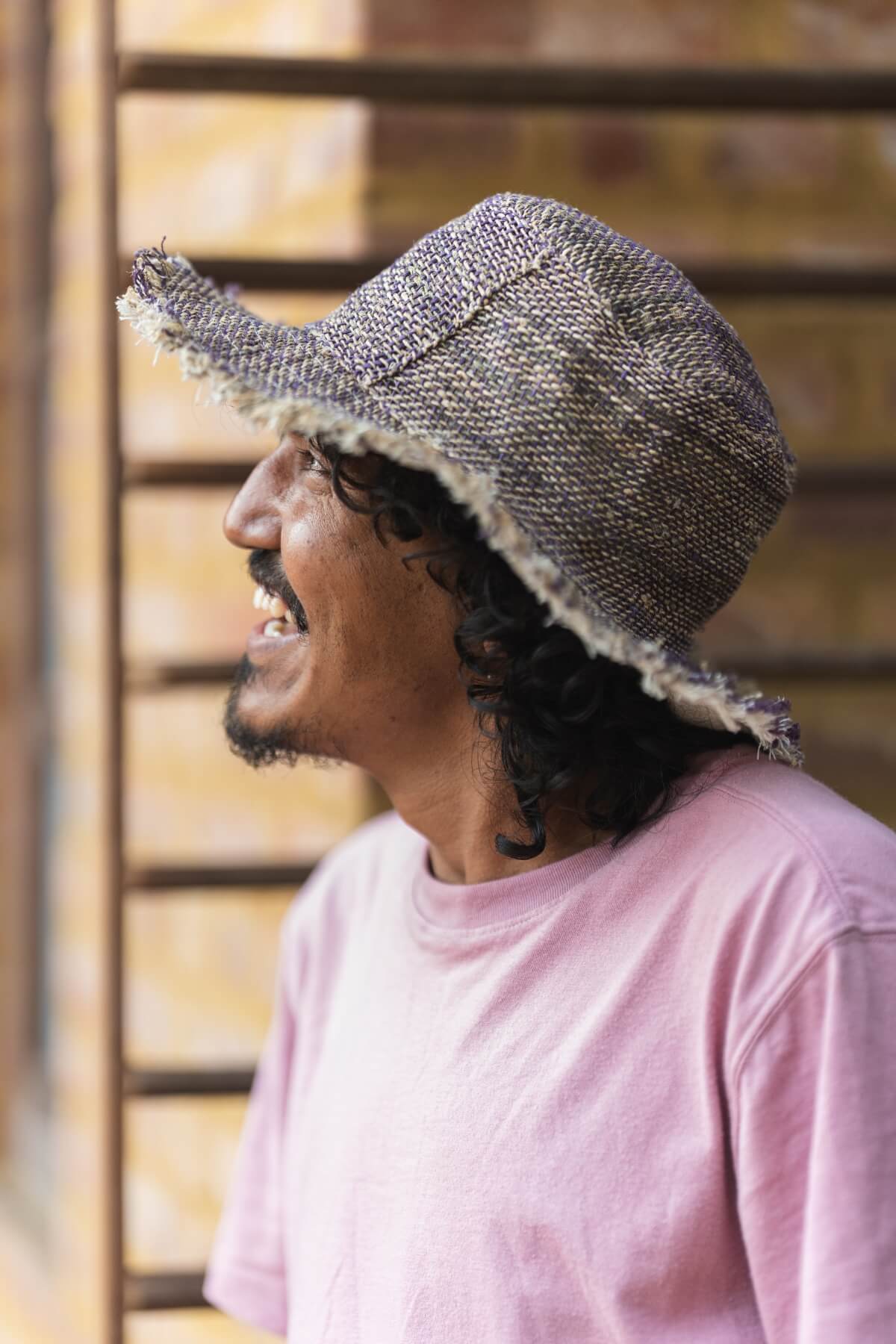 Surya Ethical Hemp Hats for Men - fringe edging