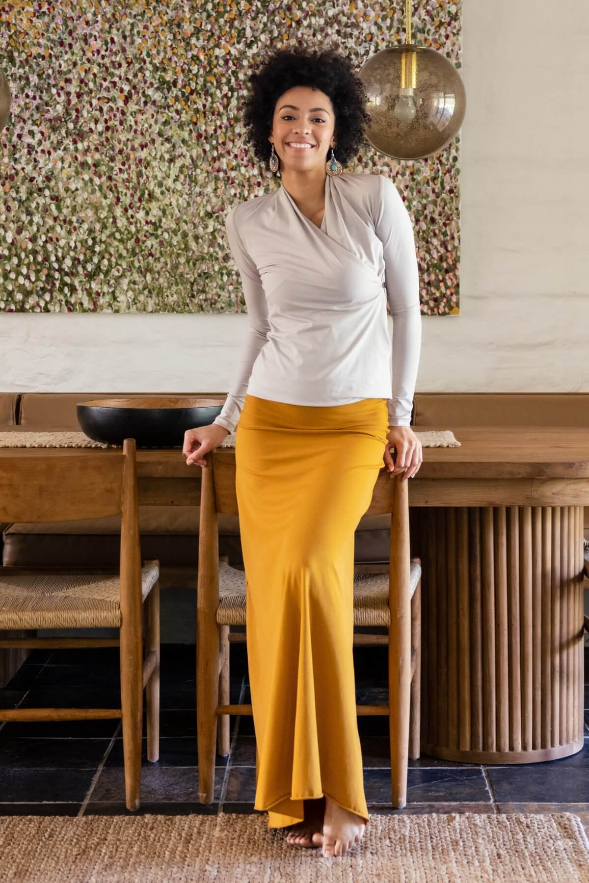 Surya Organic Cotton Sonder Skirt made in Nepal -