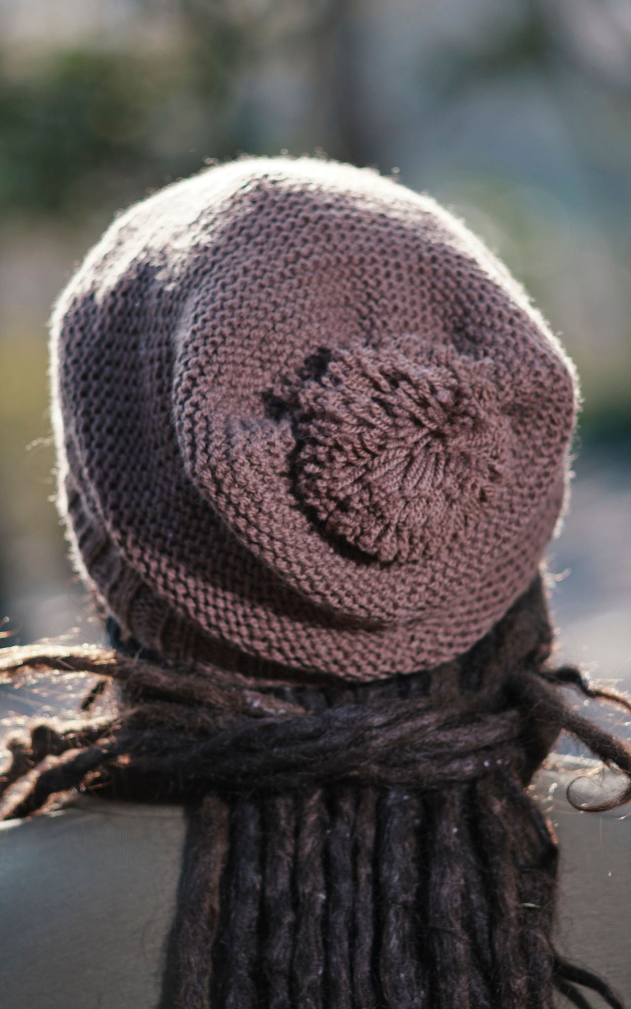Surya Australia Mulesing Free merino Wool Beanie for men from Nepal - Dusty Brown