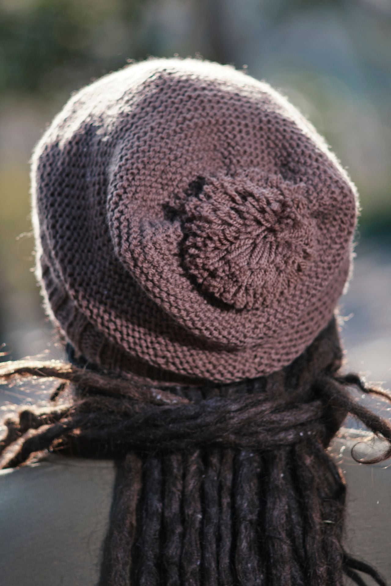 Surya Australia Mulesing Free merino Wool Beanie for men from Nepal - Dusty Brown