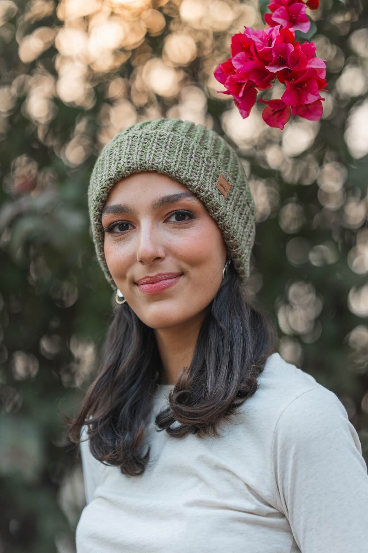 Surya Mulesing Free Merino Wool Beanie made in Nepal - Green