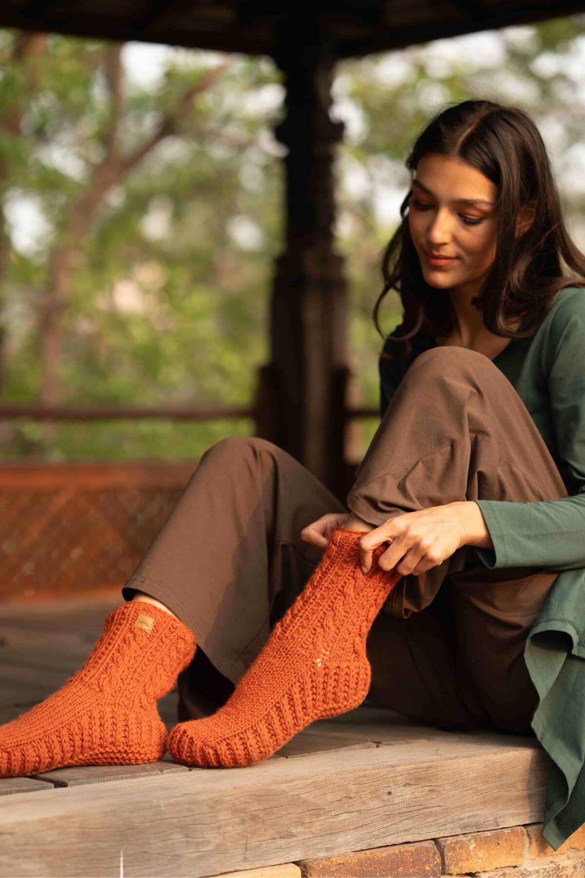 Surya Ethical Mulesing free Wool Ankle Socks | Made in Nepal