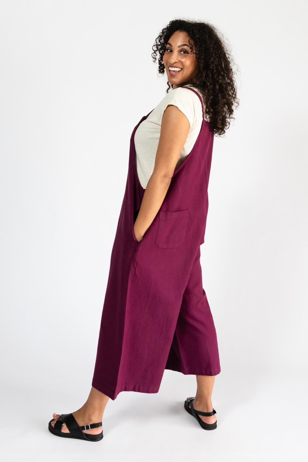 Surya Everyday Cotton Juanita Overalls - right side view