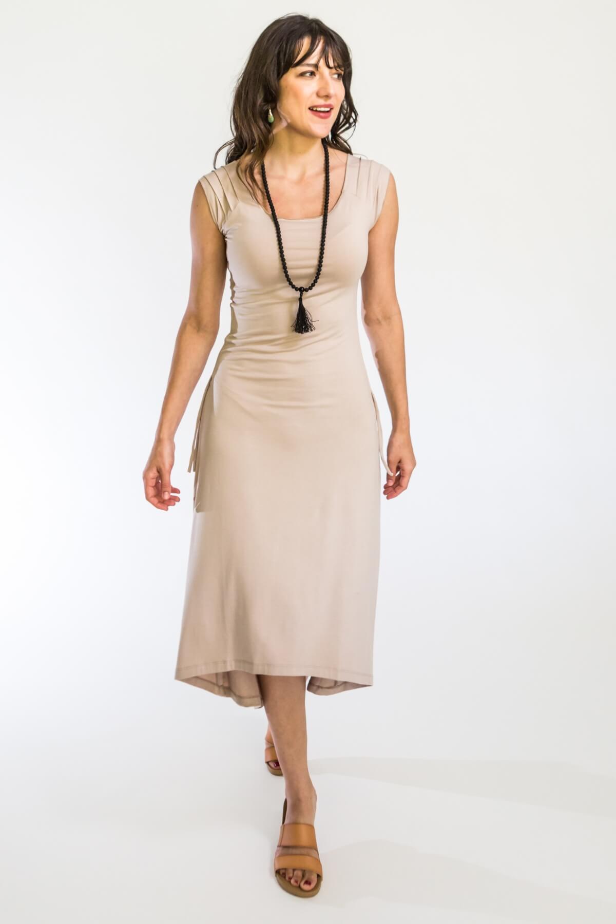 Surya Organic Cotton 'Priya' Dress - asymmetrical hem line