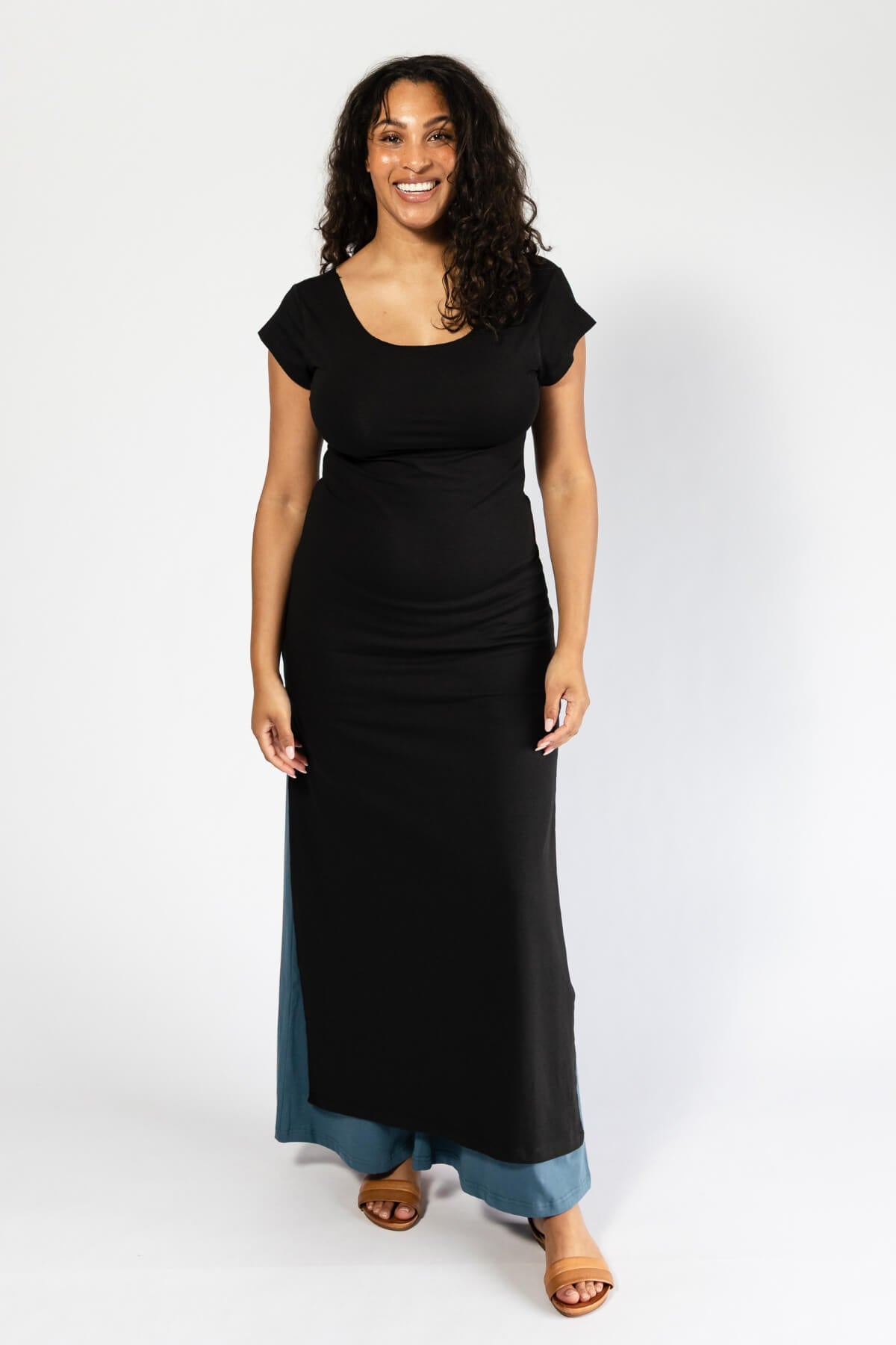 Surya Organic Cotton Dress for Women - with side split