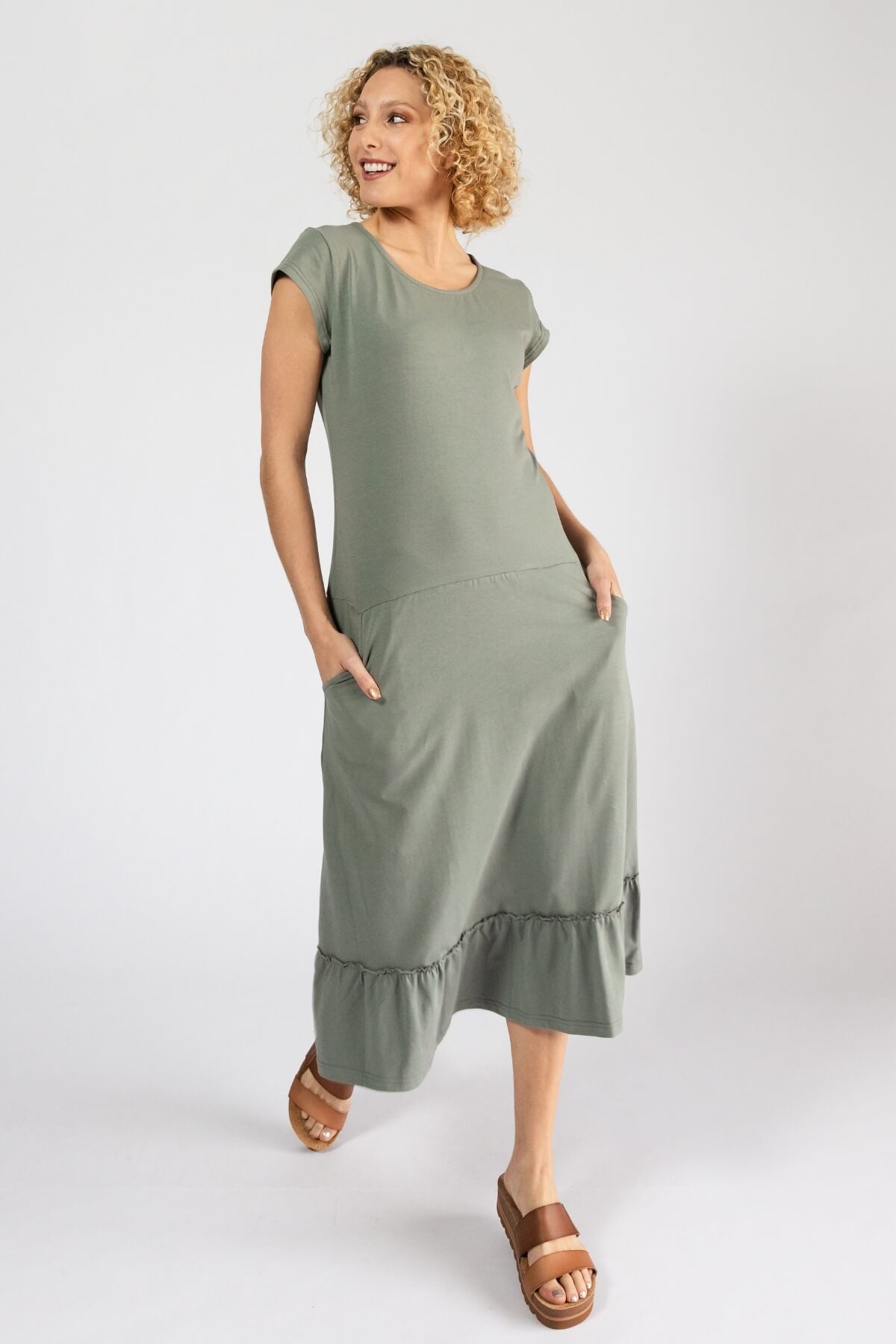 Surya Ethical Organic Cotton Midi Dresses - versatile dress for Summer