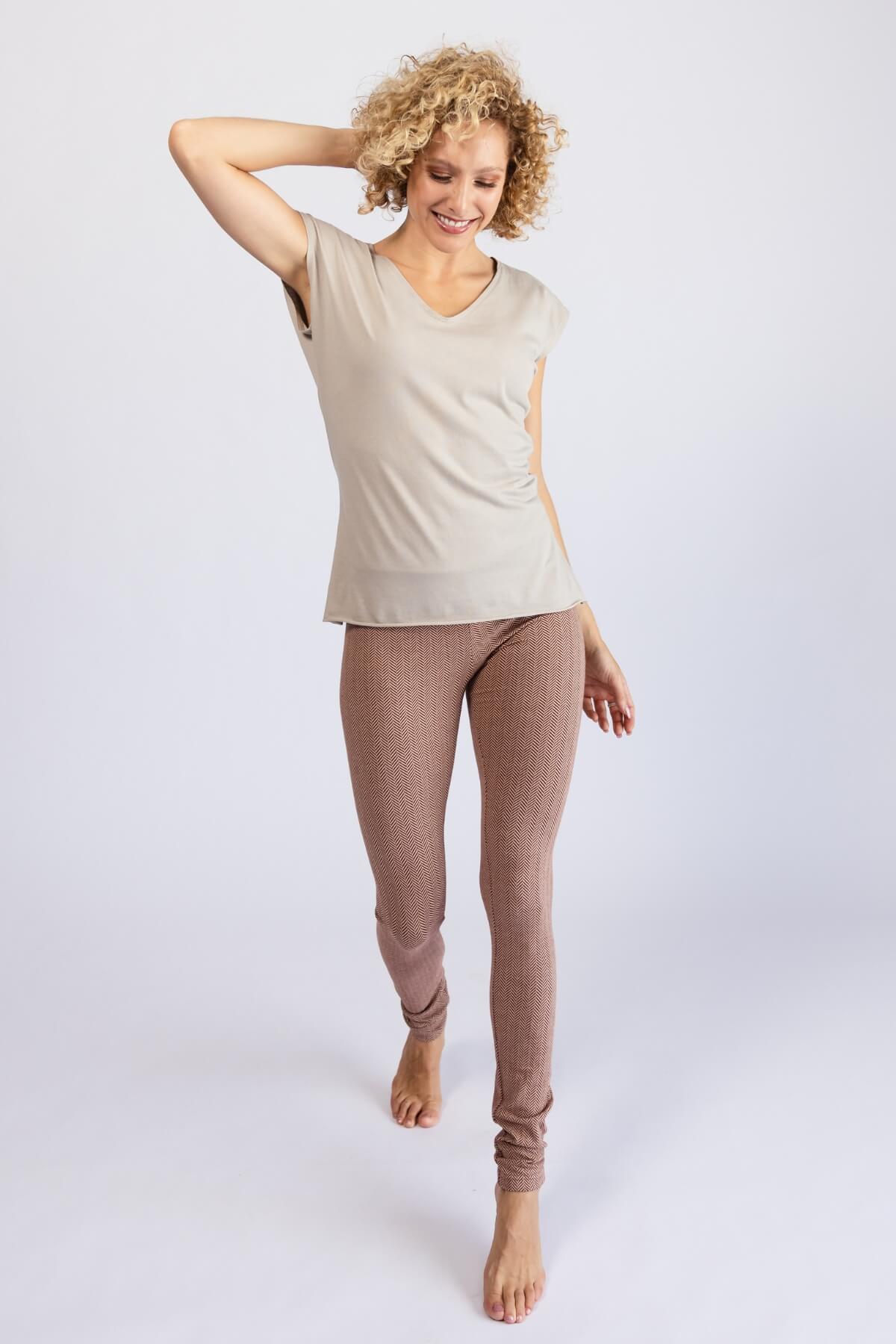 Surya Organic Cotton Jacquard Leggings - made for movement