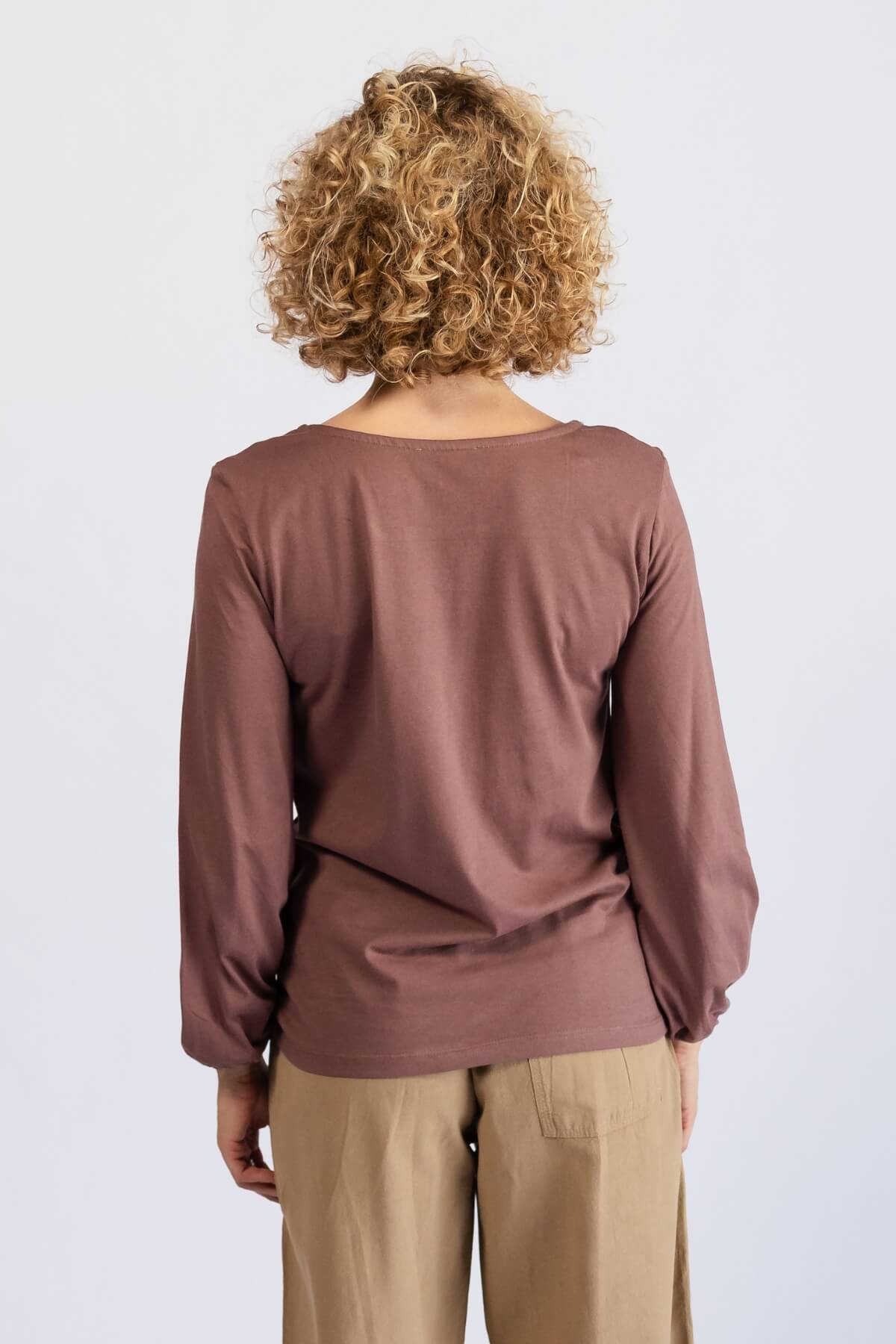 Surya Organic Cotton Zoe Top | rear view