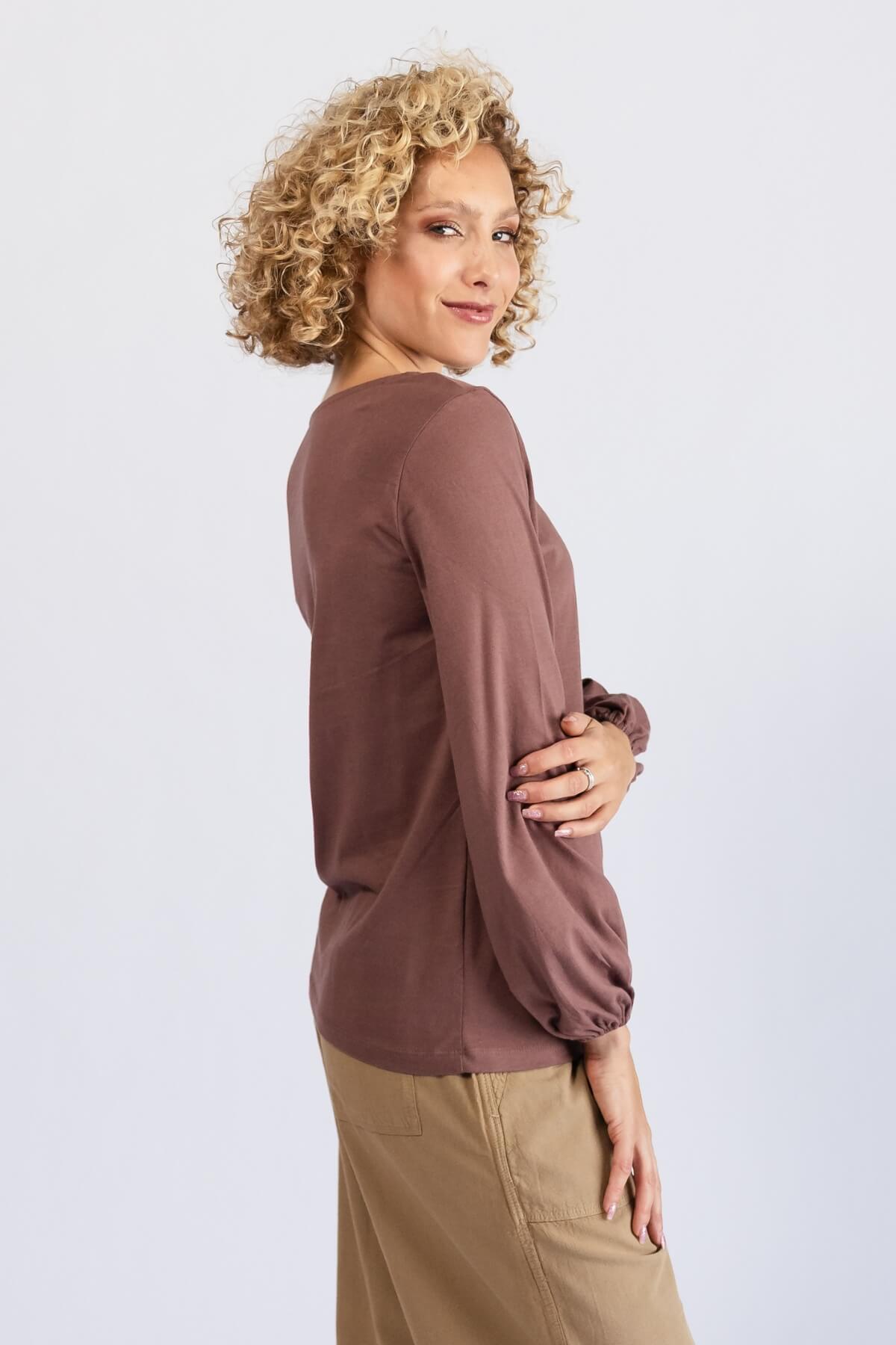 Surya Organic Cotton Zoe Top | right side view