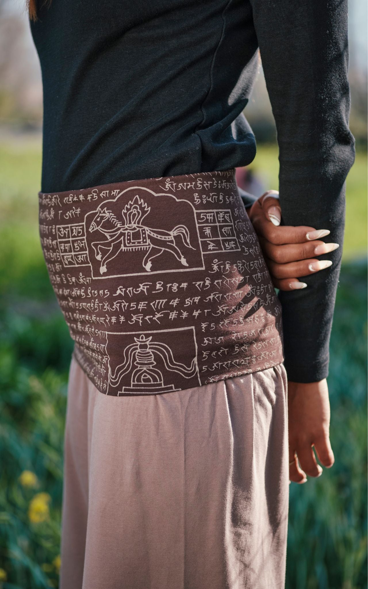 Surya Australia Organic Cotton 'Mantra' Pants made in Nepal - Taupe