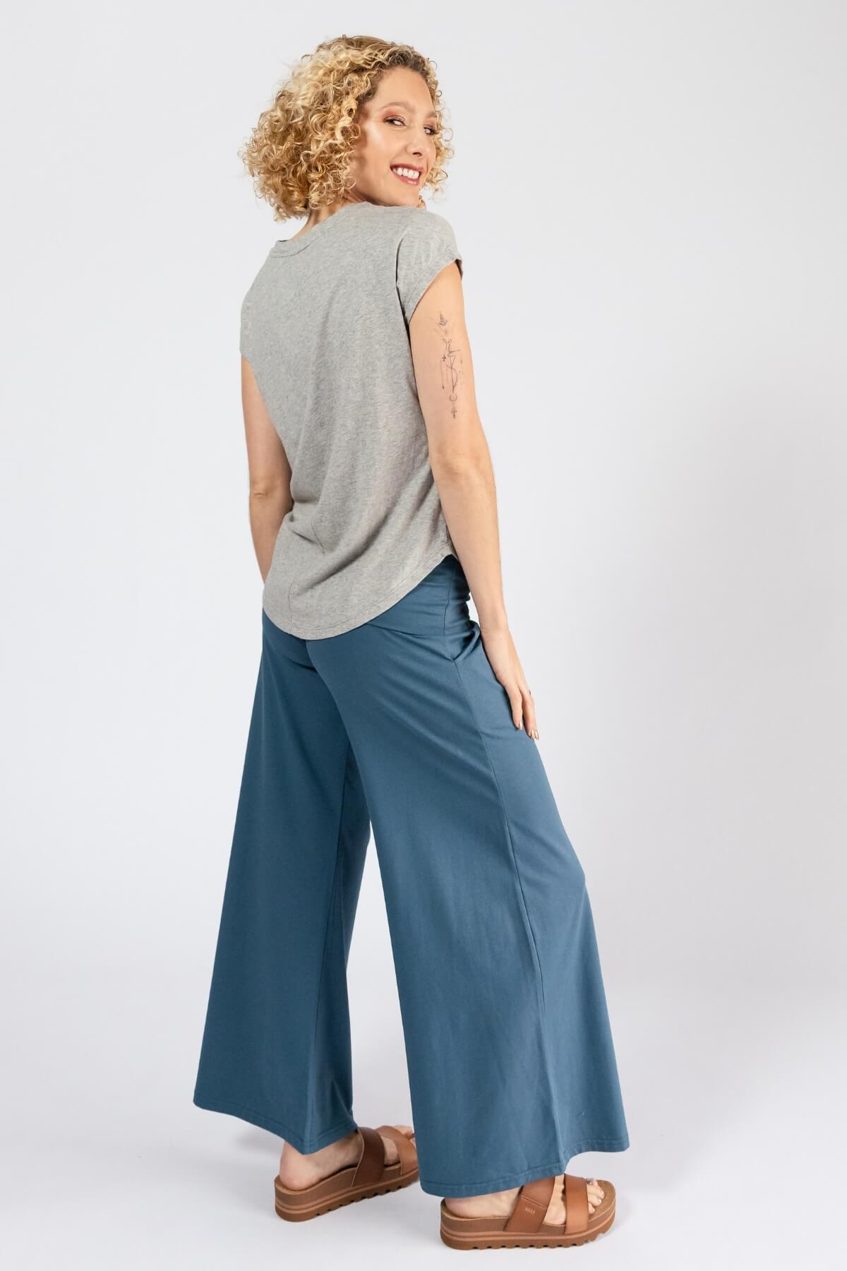 Surya Organic Cotton Pants for Women - right side view