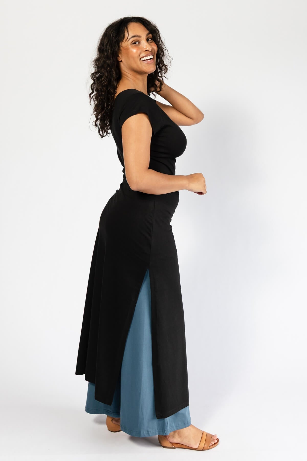 Surya Organic Cotton Dress for Women - right side view