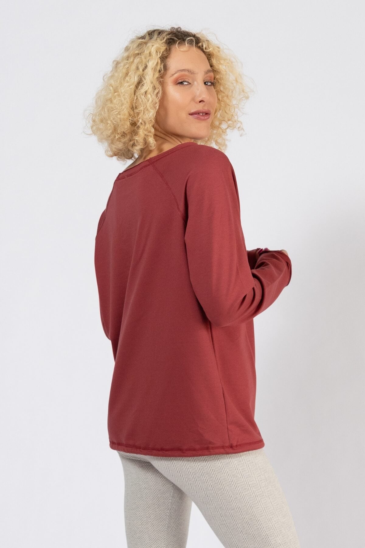 Surya Organic Terry Cloth Oversized Sweater - right side view