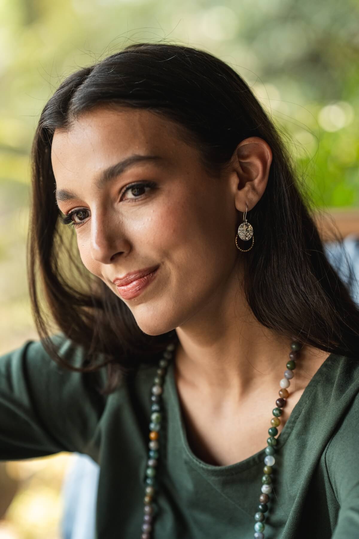 Surya Ethical Handmade Silver Earrings made in Nepal