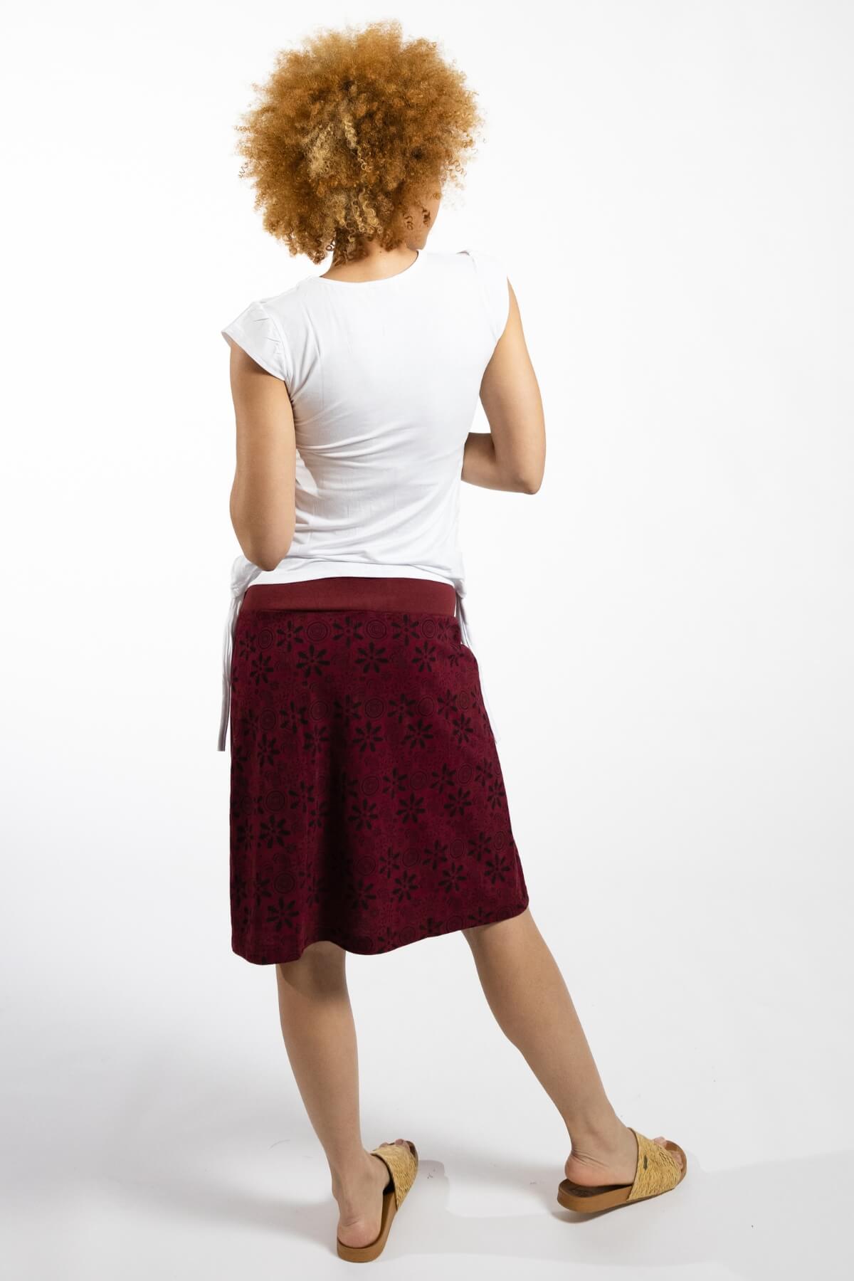 Surya Cotton 'Stella' Skirt made in Nepal - rear view