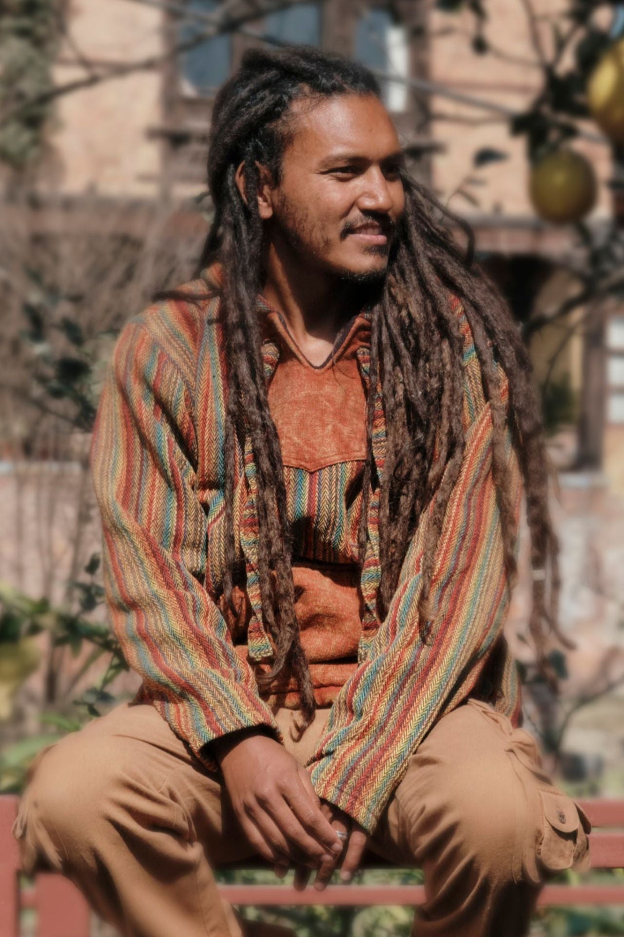 Surya Australia Ethical Cotton 'Wanderer' Hoodie for Men from Nepal