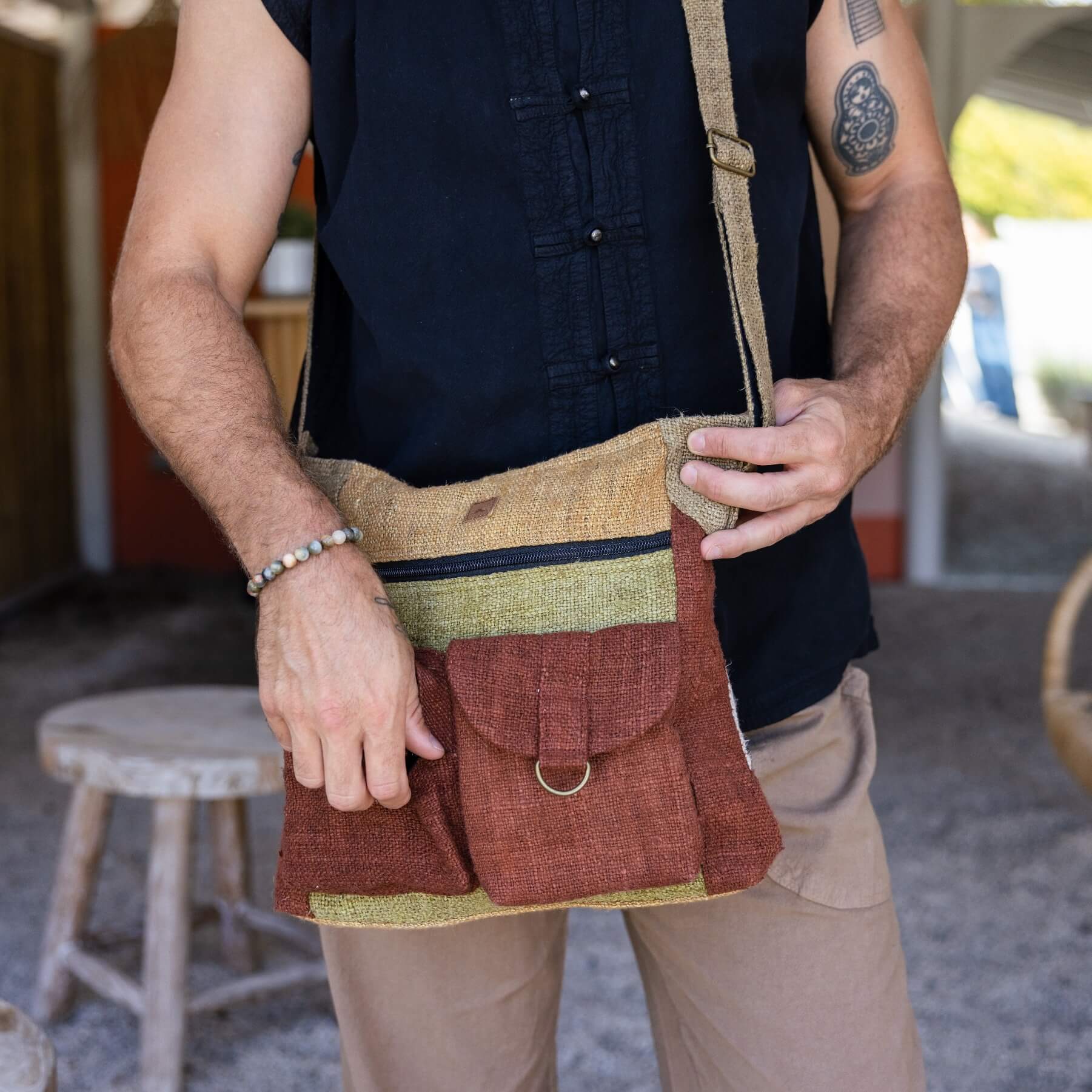 Surya Hemp Bags for Men
