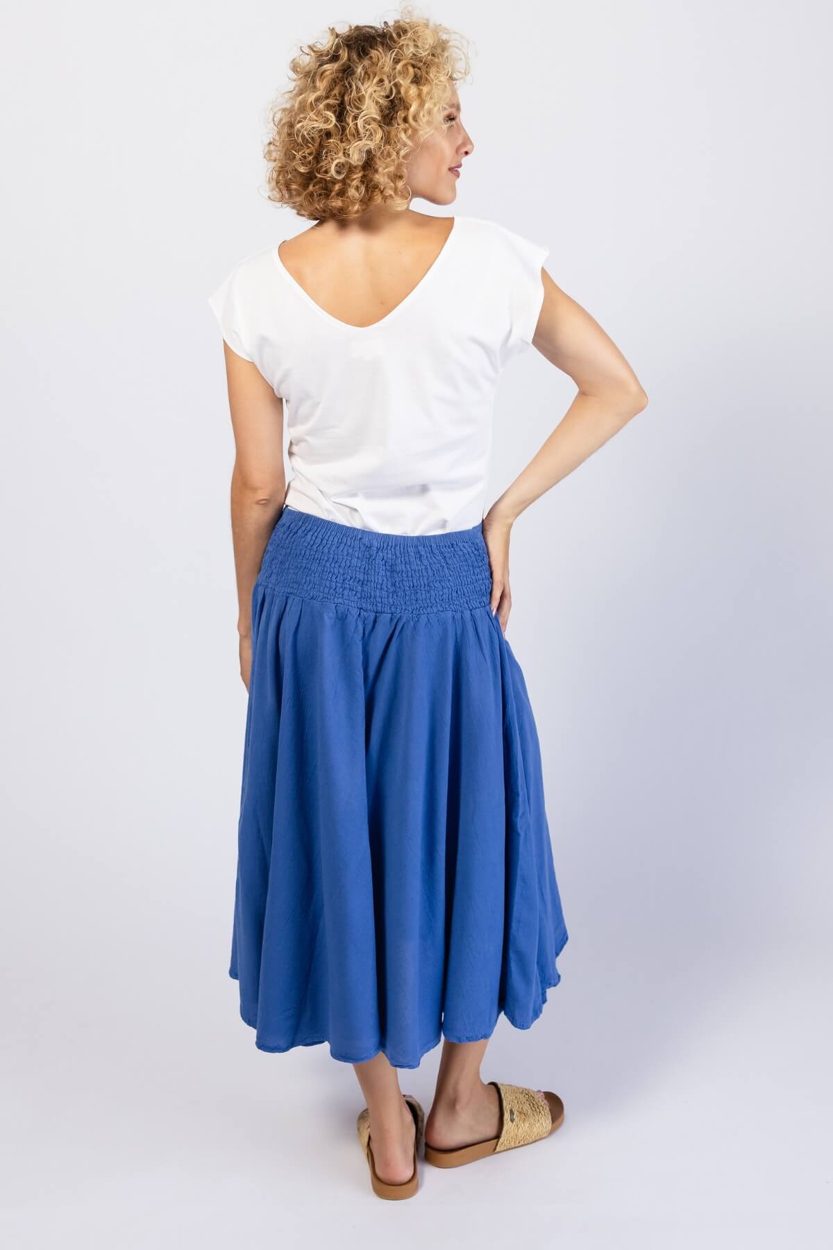 Surya Ethical Cotton Rosa Skirt - rear view