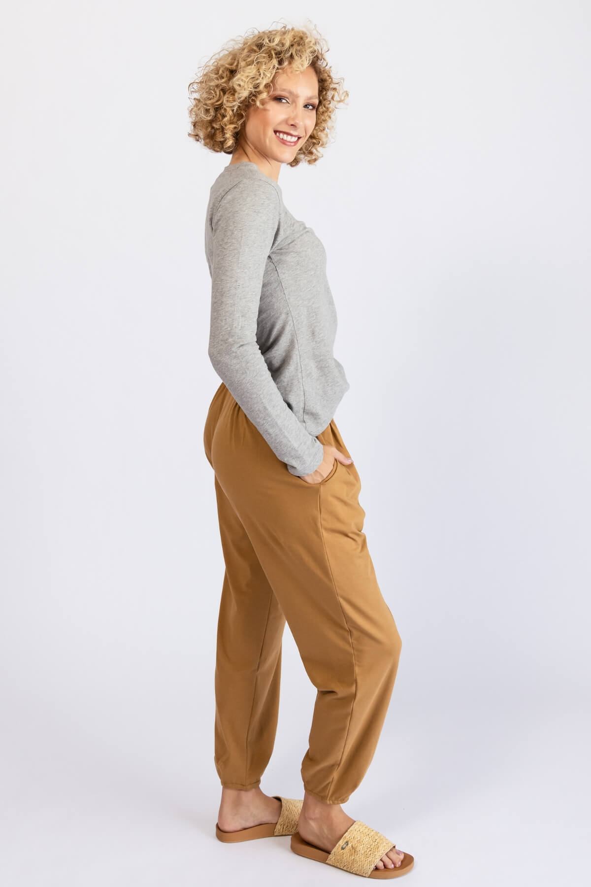 Surya Organic Cotton Drift Pants - right side view