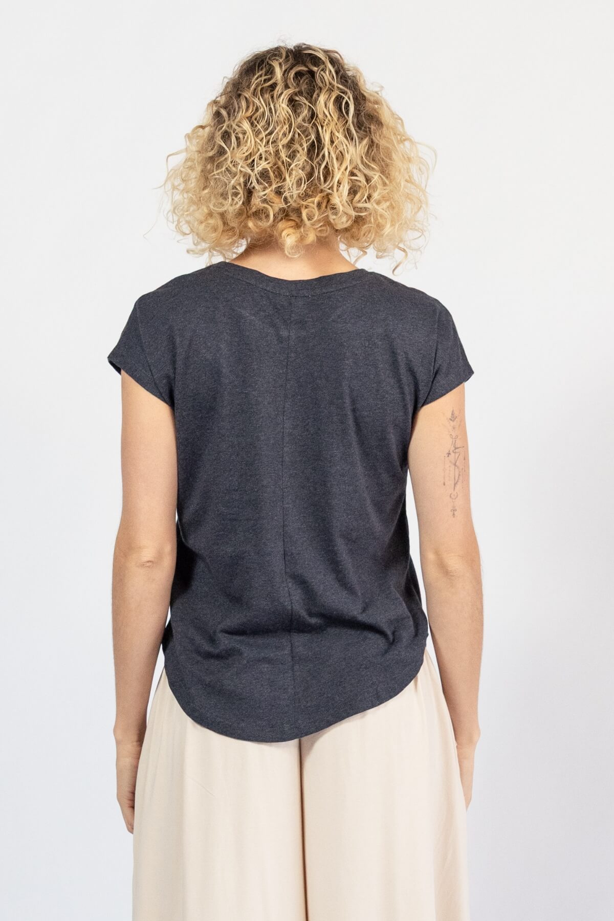 Surya Organic Cotton Basic T-Shirt - rear view