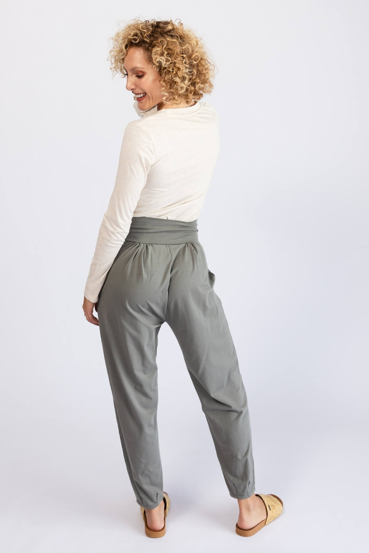 Surya Organic Cotton Drift Pants - rear view