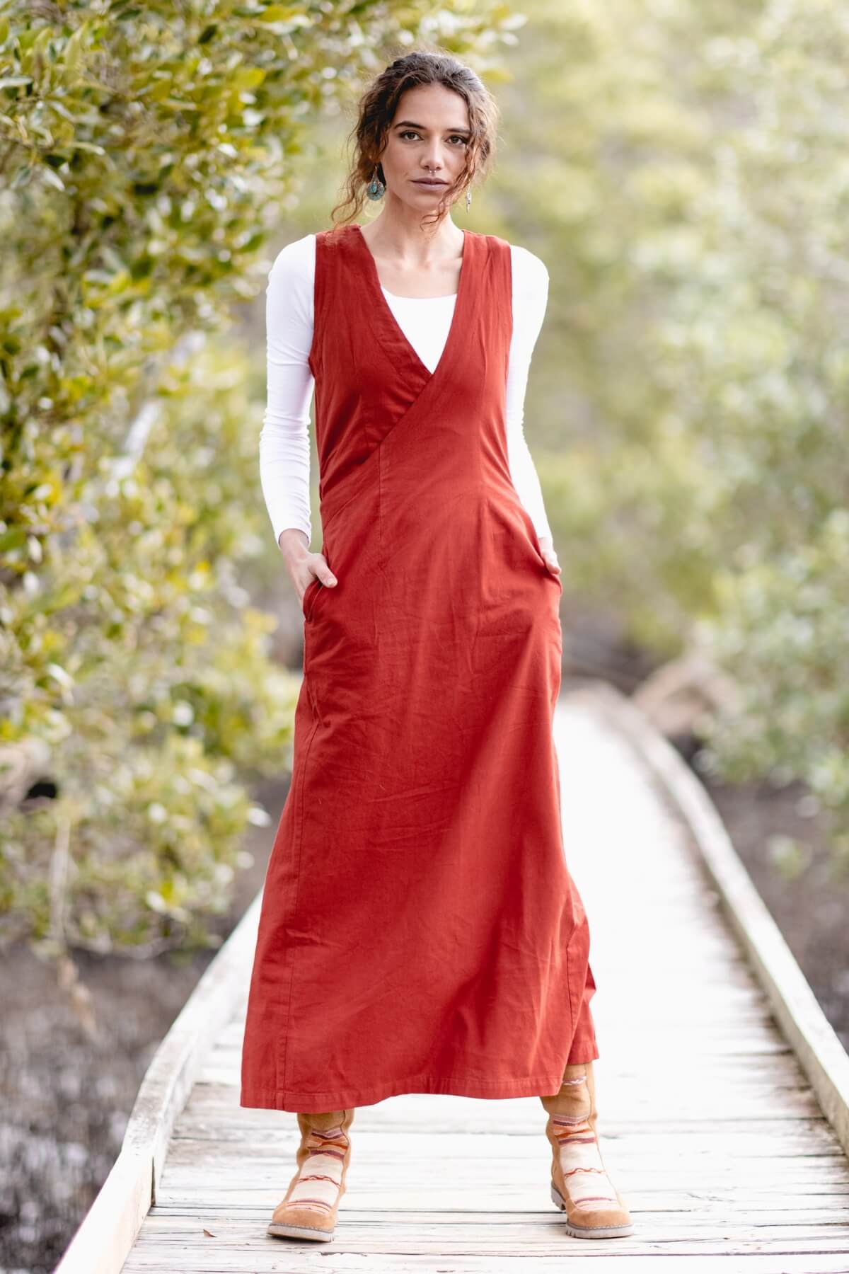 Surya Tibetan Chuba Dress - traditional Tibetan dress