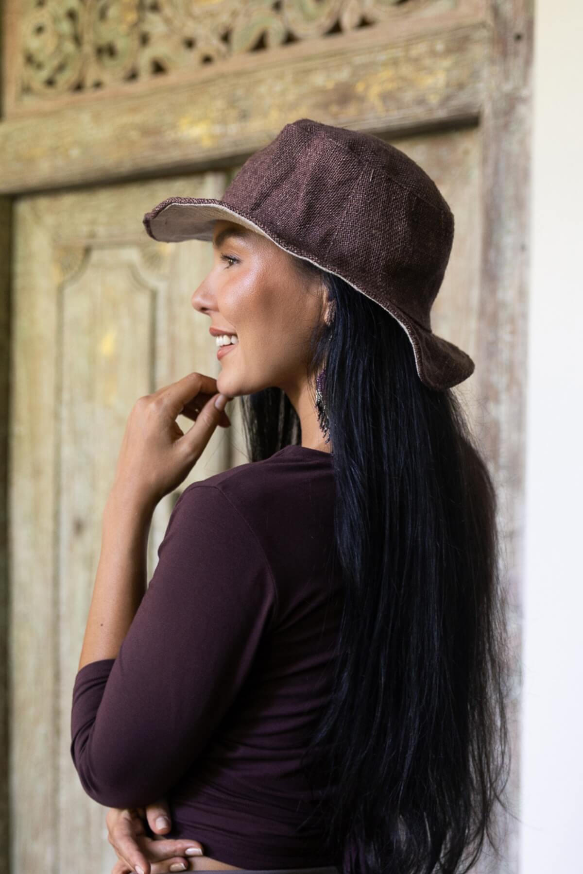 Surya Australia Hemp Hat for women - wide brim