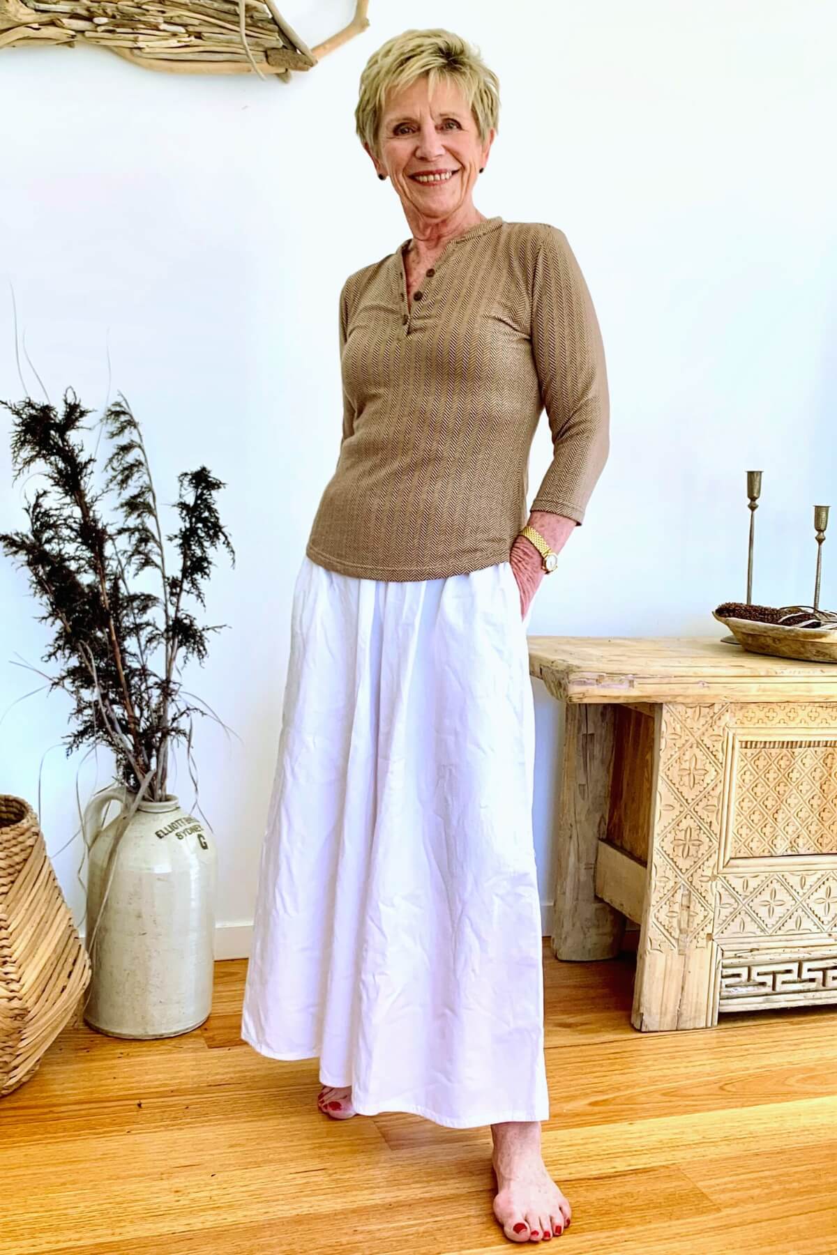 Surya Ethical Cotton Palazzo Pants - looks great on all ages