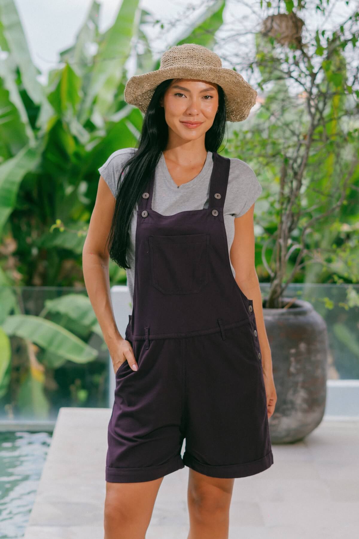 Cotton Overall Shorts for Women – ethically made in Nepal