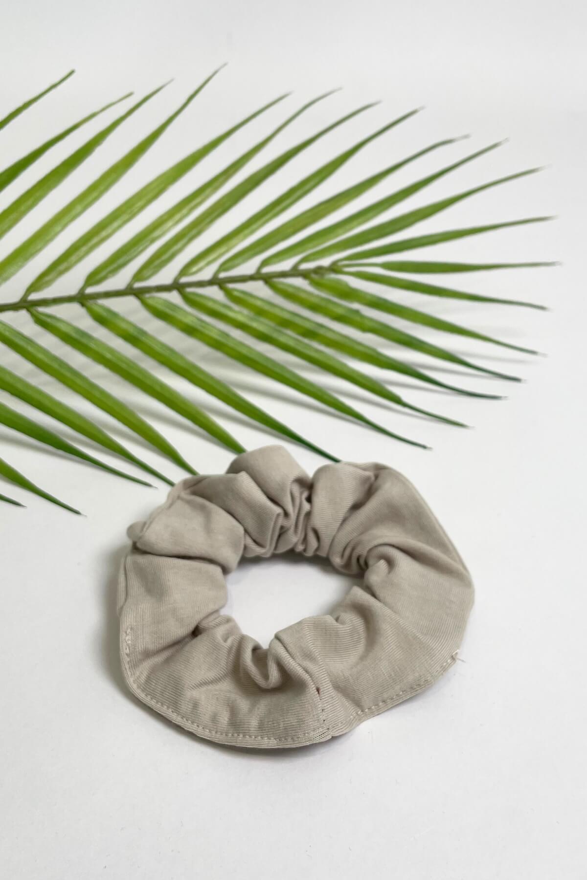 Surya Organic Cotton Deadstock Scrunchies - Oyster