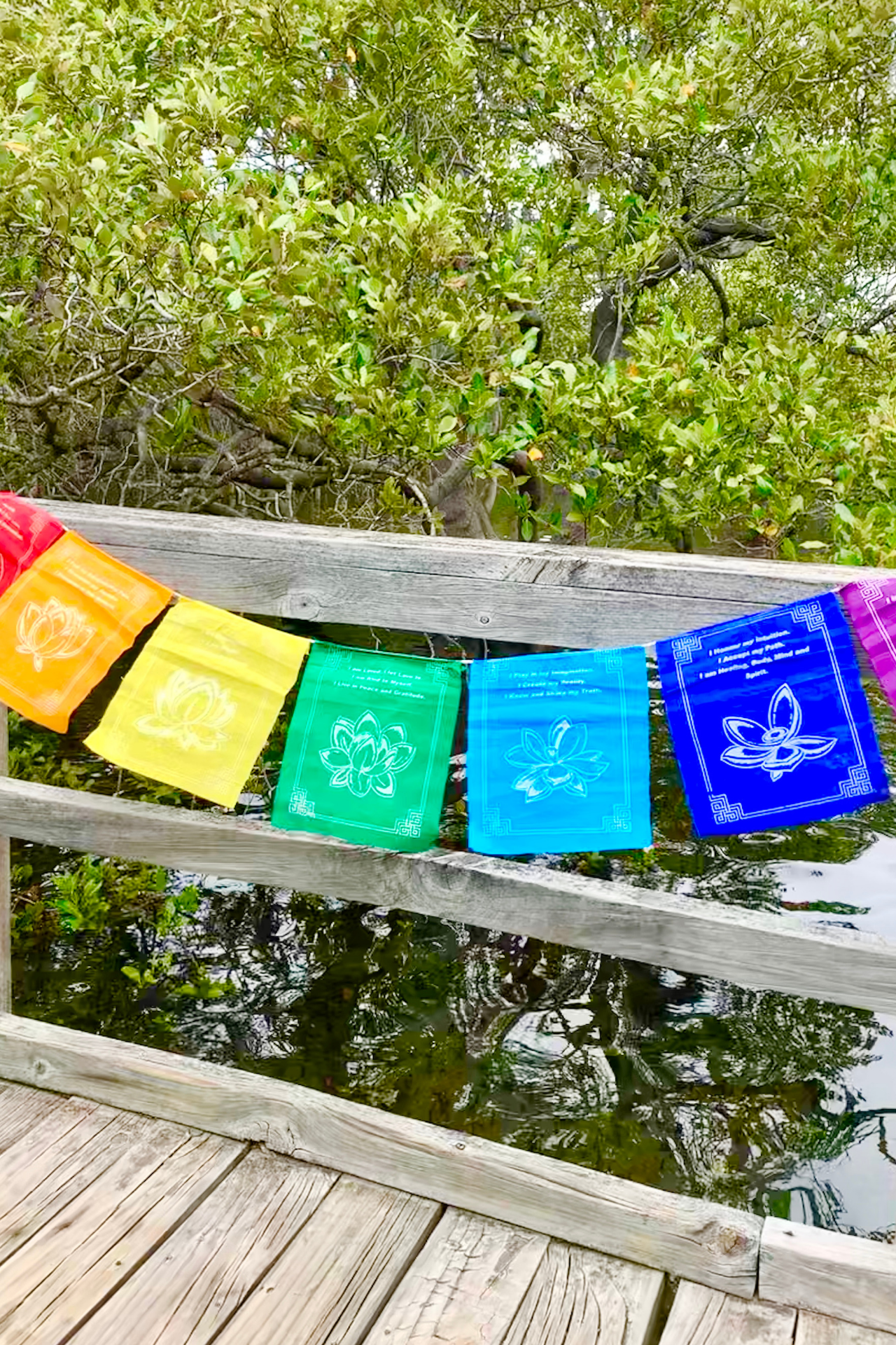 Surya Australia Seven Chakra Tibetan Prayer Flags from Nepal