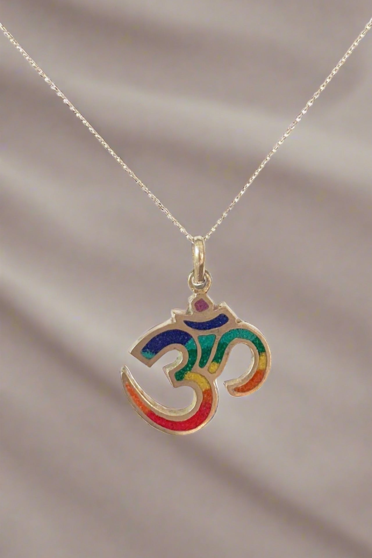 Surya Australia Seven Chakra Meditation Pendant - Om