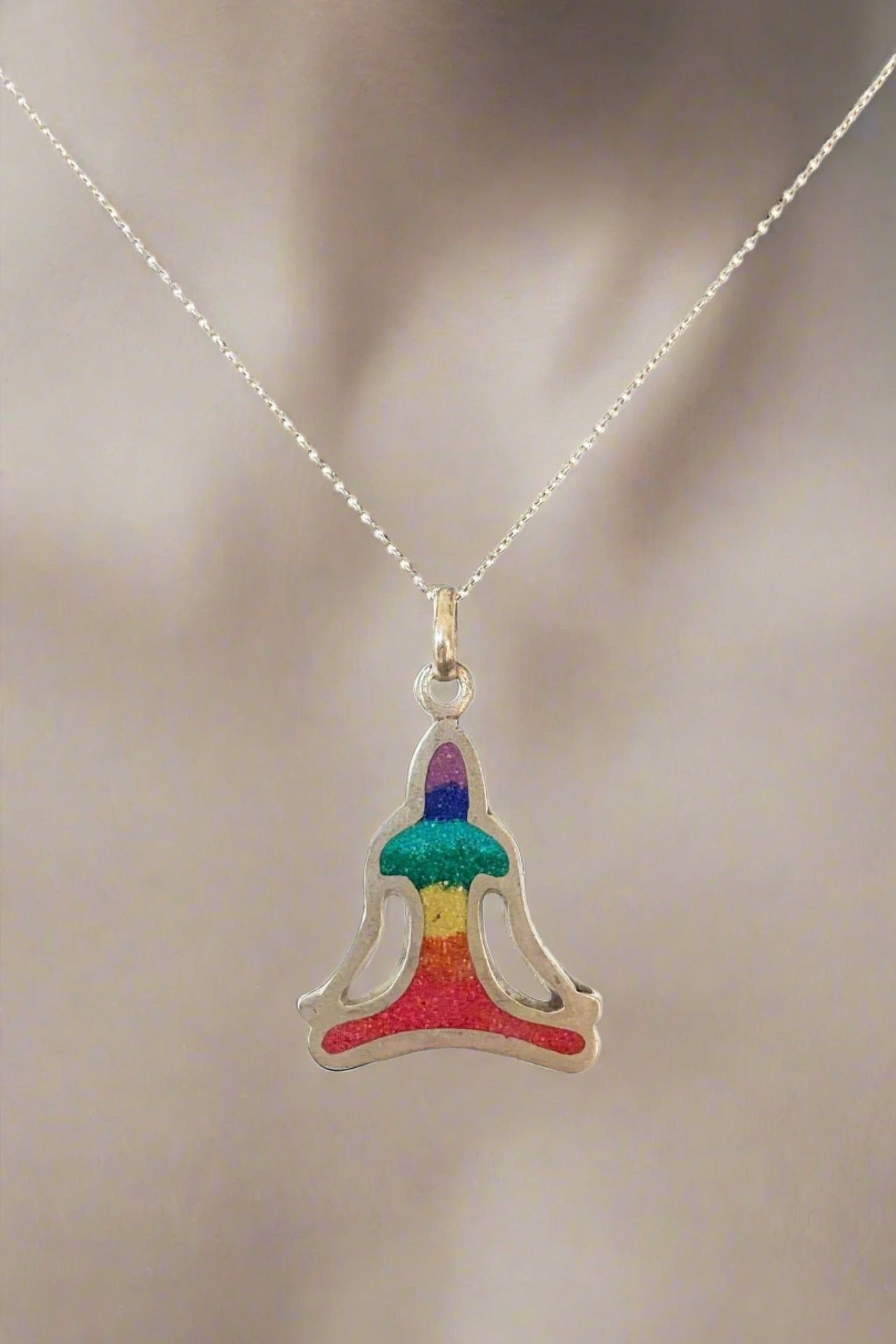 Surya Australia Seven Chakra Meditation Pendant - Yogi