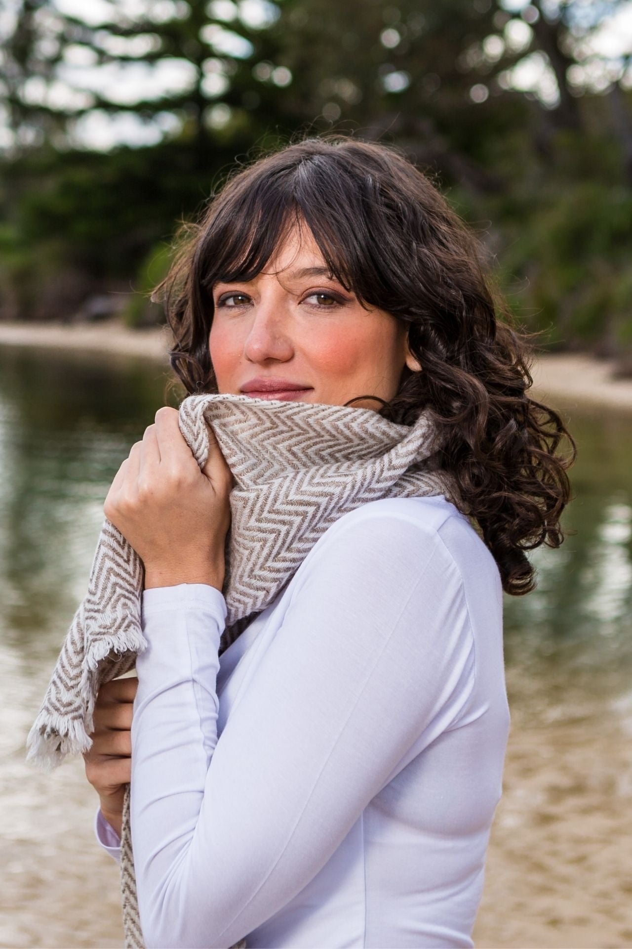 Surya Australia Fairtrade Cashmere Scarf from Nepal