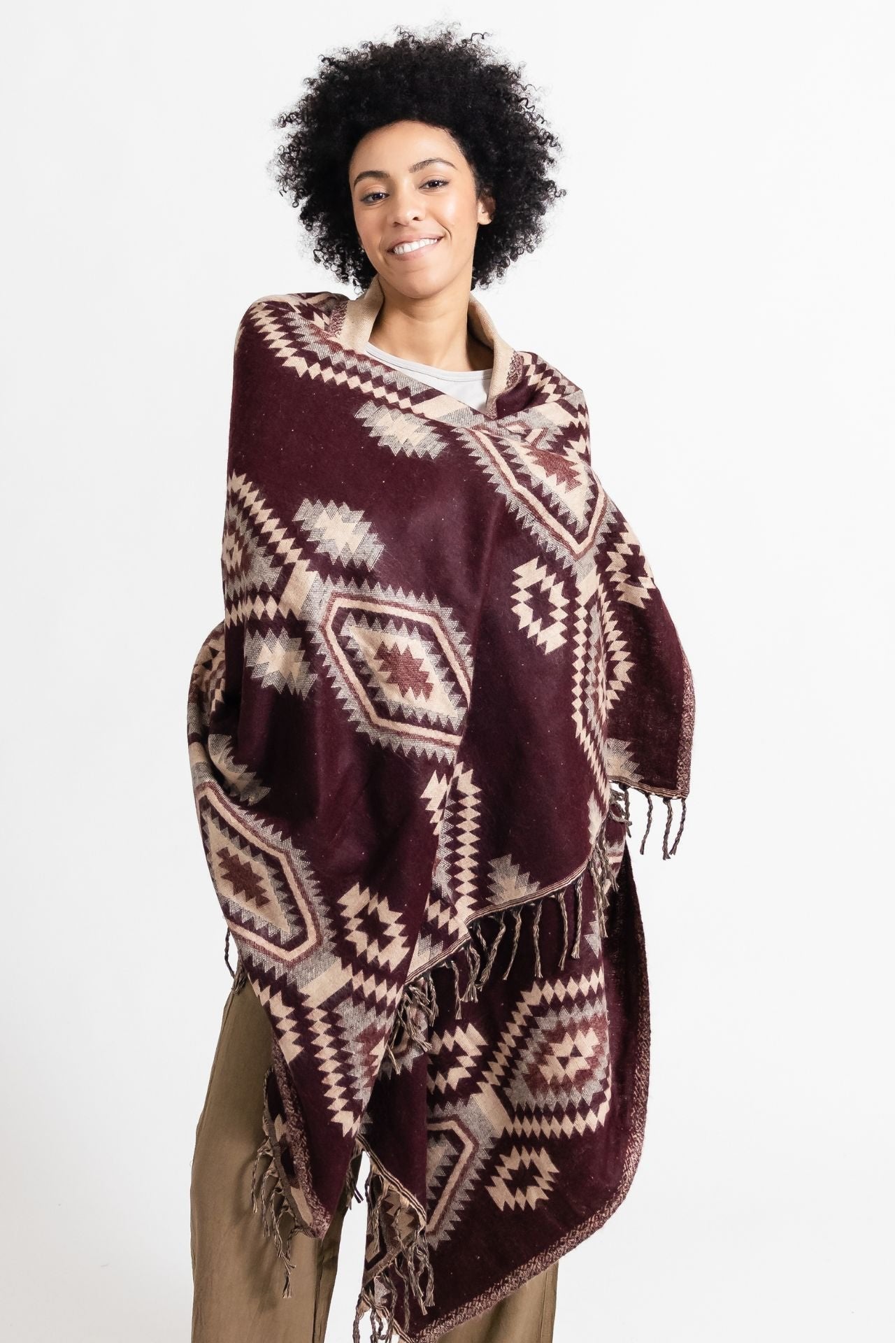 Surya Australia Nepalese Throw Rugs - Maroon